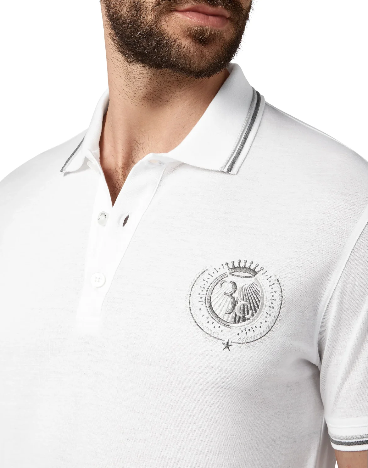 Polo shirt SS Double B, цвет: Белый
