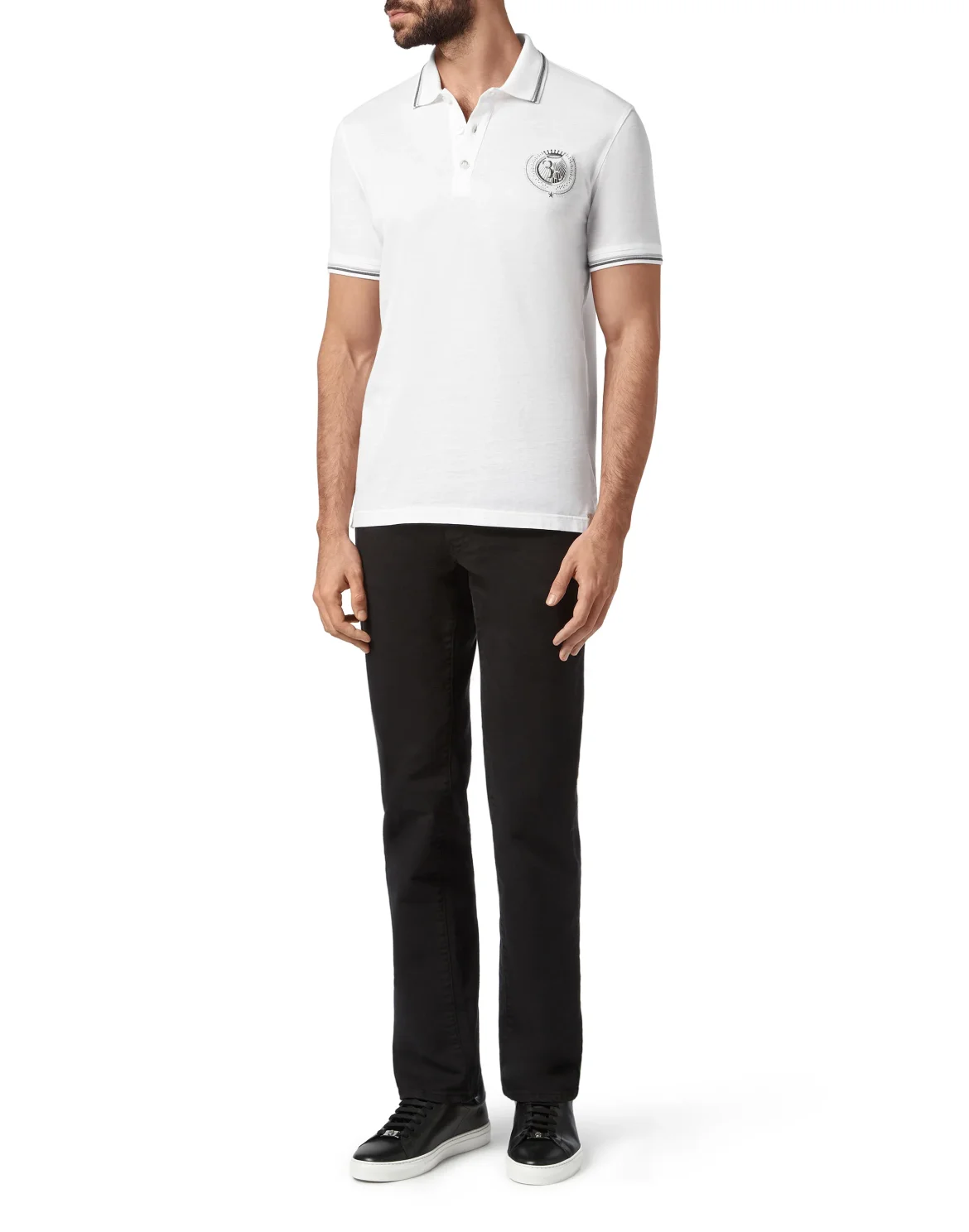 Polo shirt SS Double B, цвет: Белый