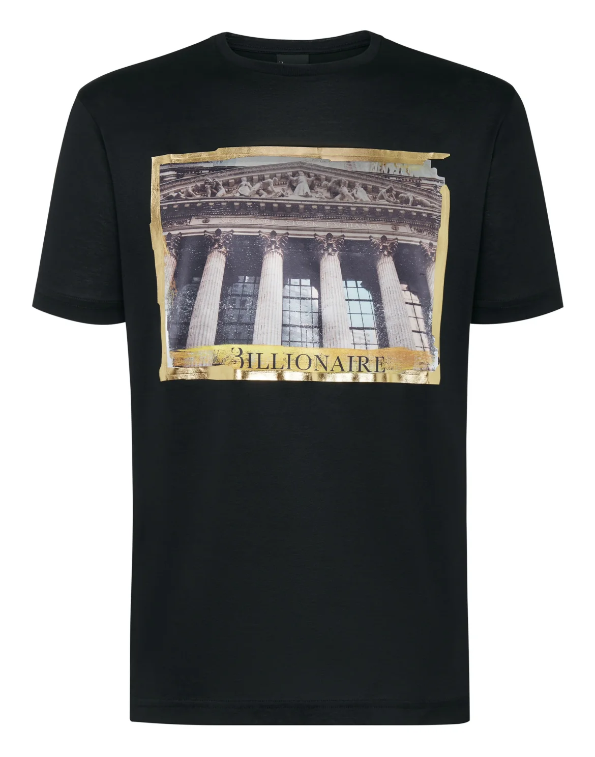 T-shirt Round Neck SS Money, цвет: Черный