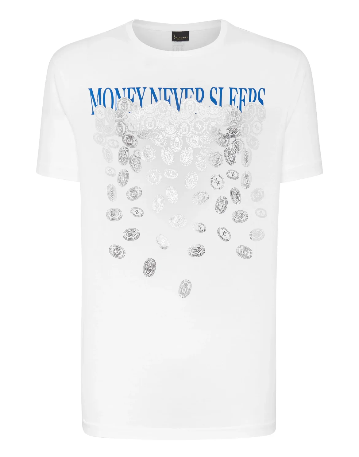 T-shirt Round Neck SS Money, цвет: Белый