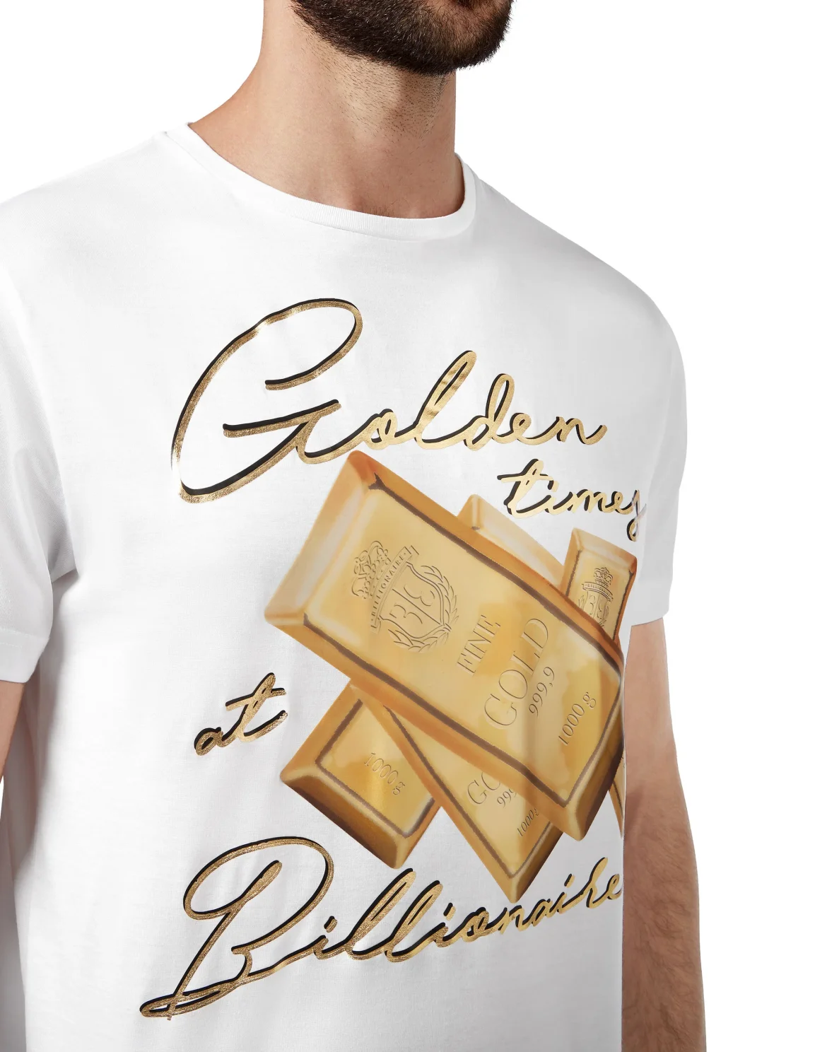 T-shirt Round Neck SS Lion, цвет: Белый