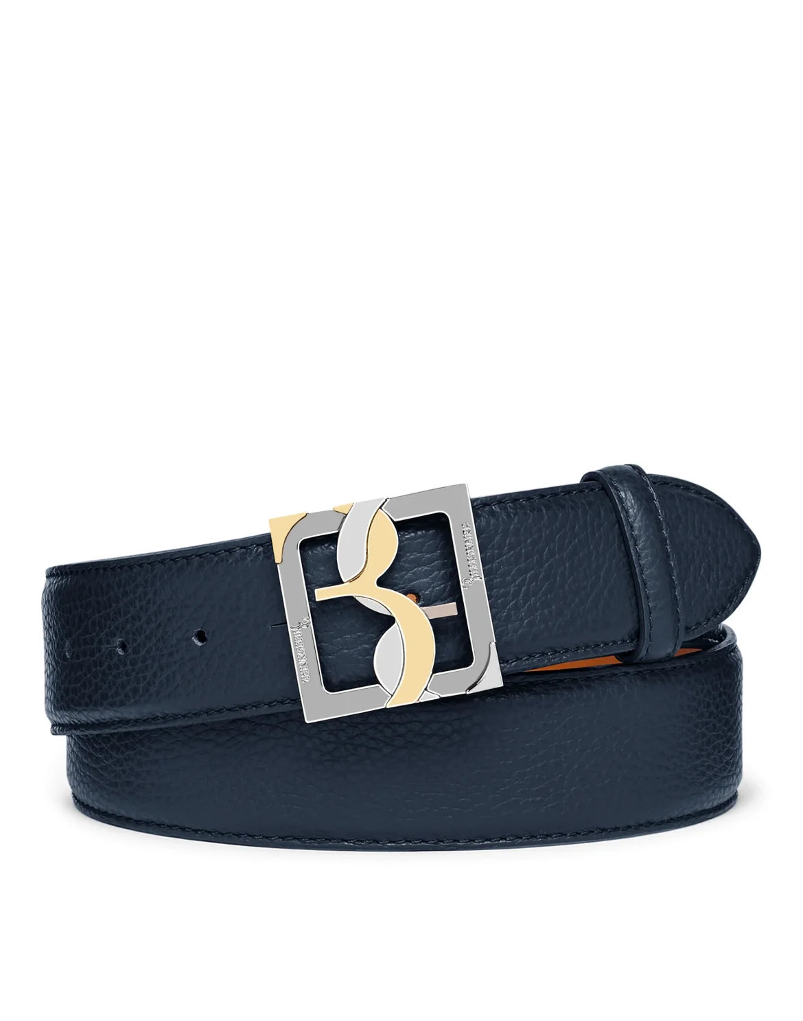 Belt Double B, цвет: Синий