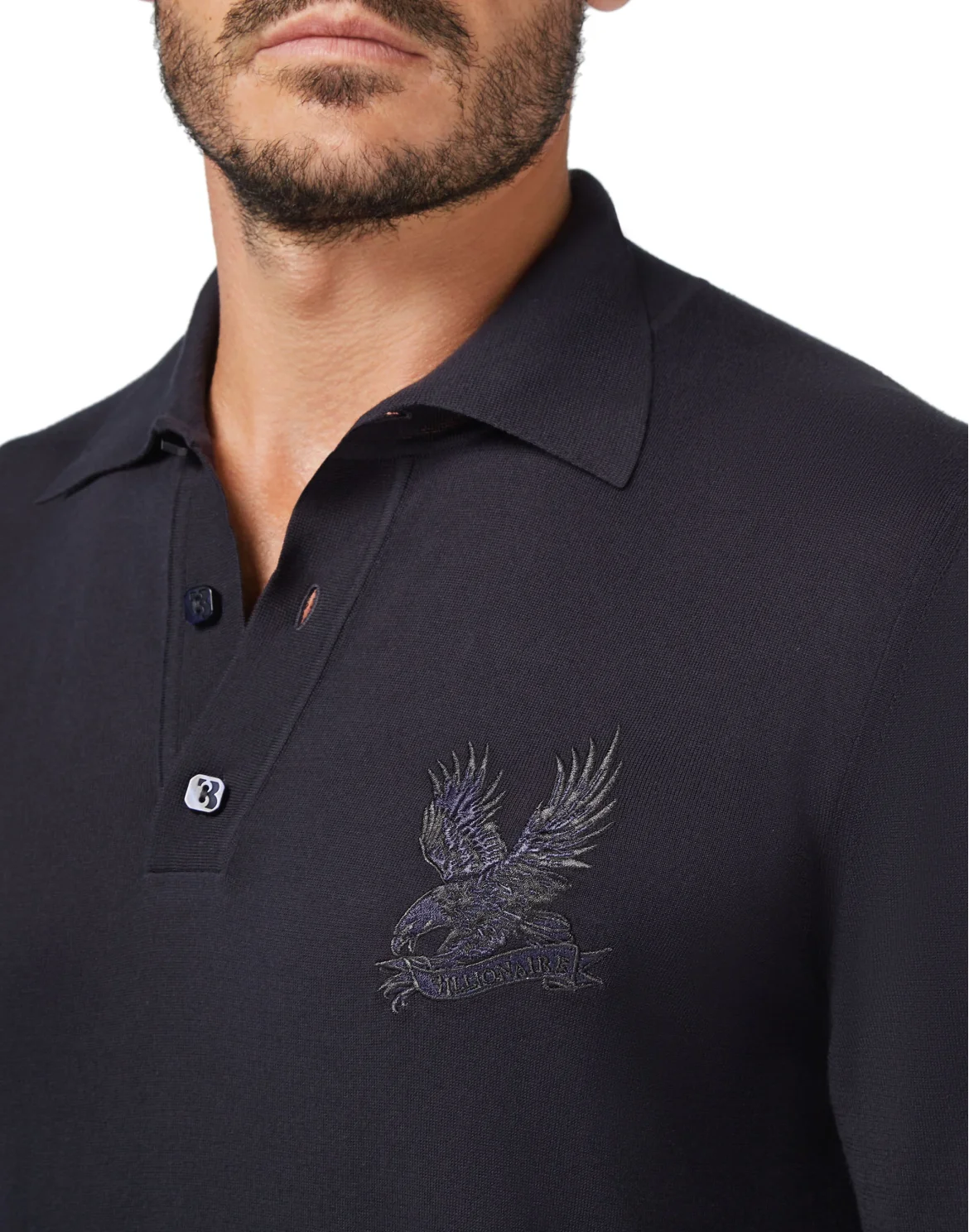 Pullover Polo-Neck LS Falcon, цвет: Синий