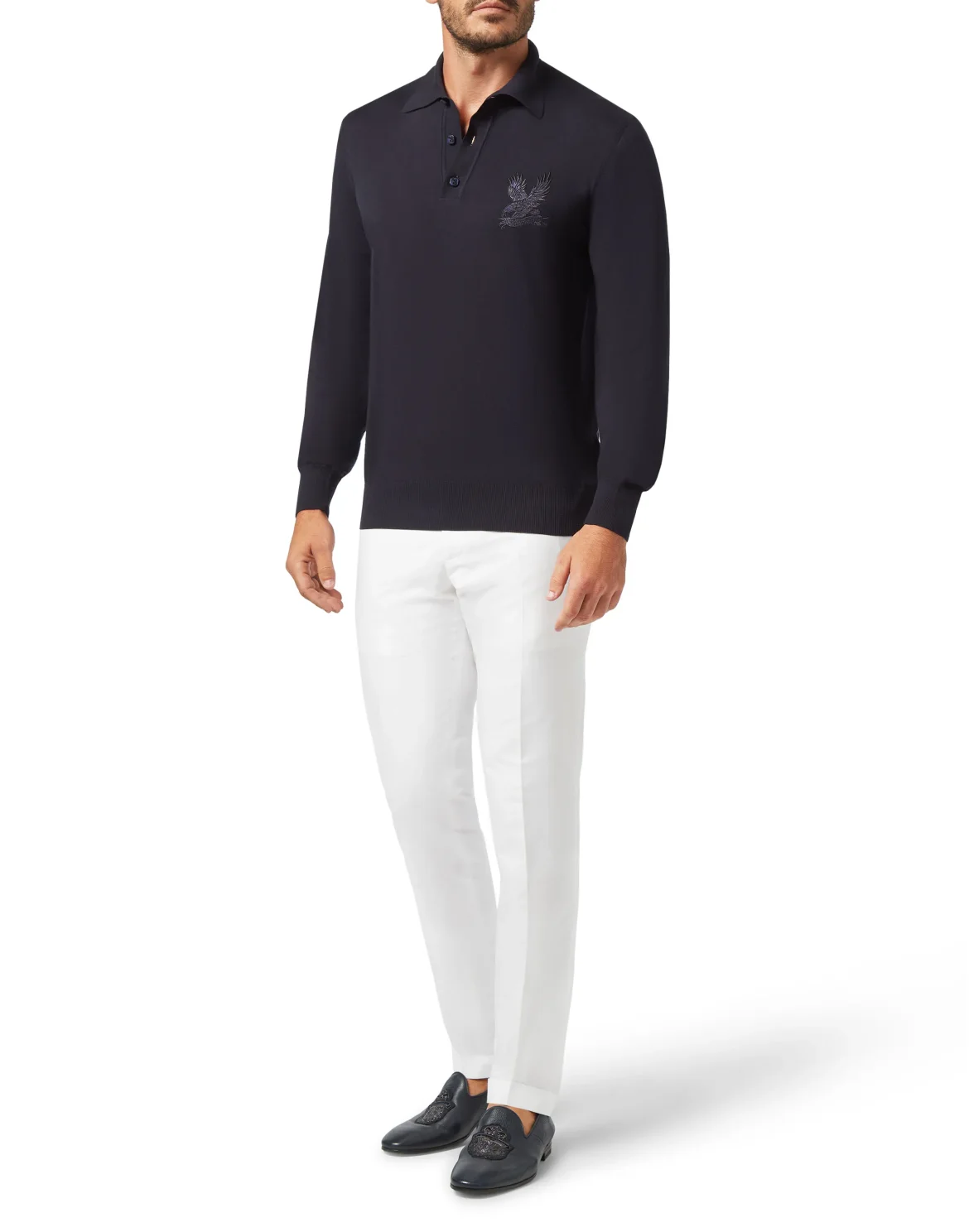 Pullover Polo-Neck LS Falcon, цвет: Синий