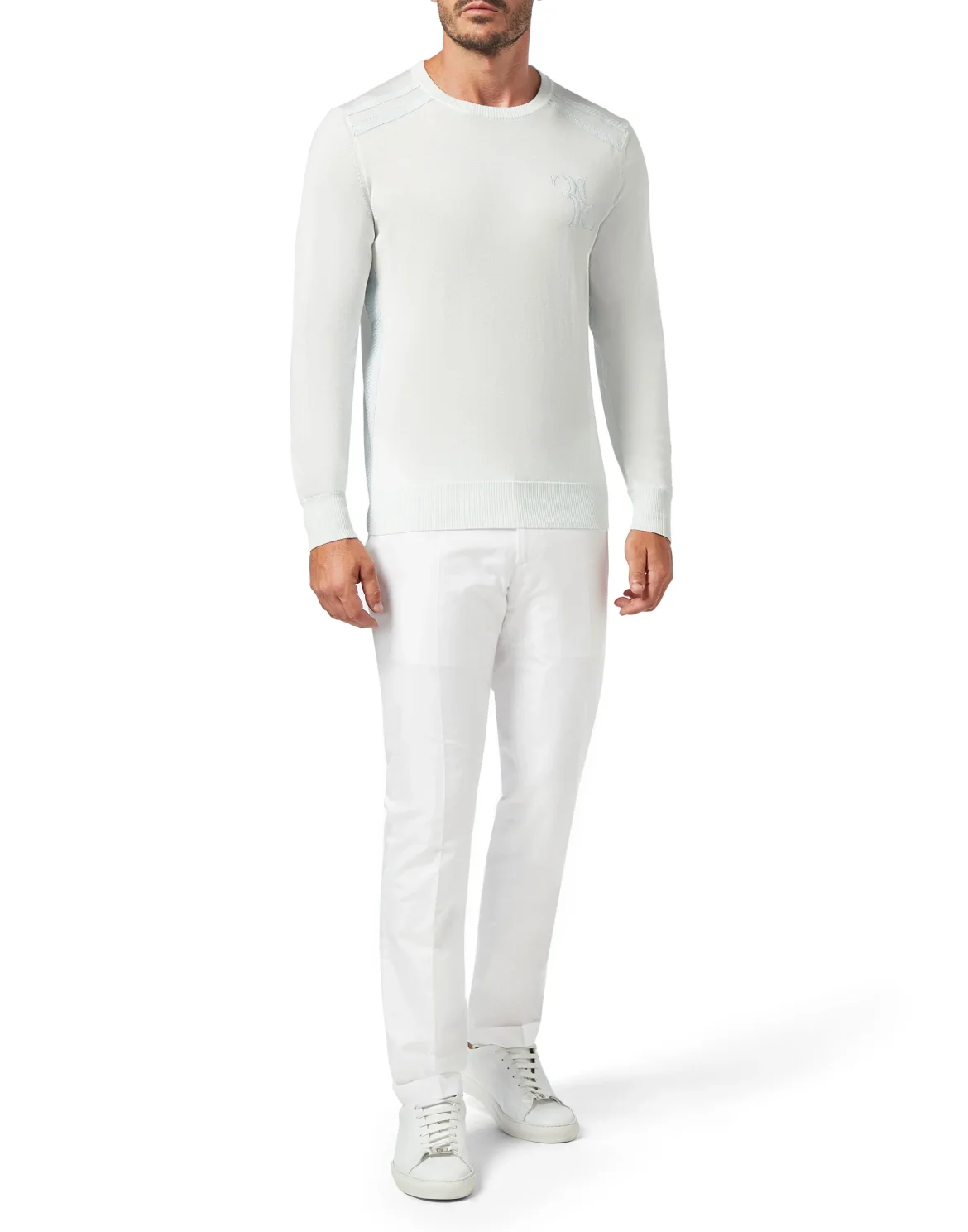Pullover Round Neck LS Luxury, цвет: Синий
