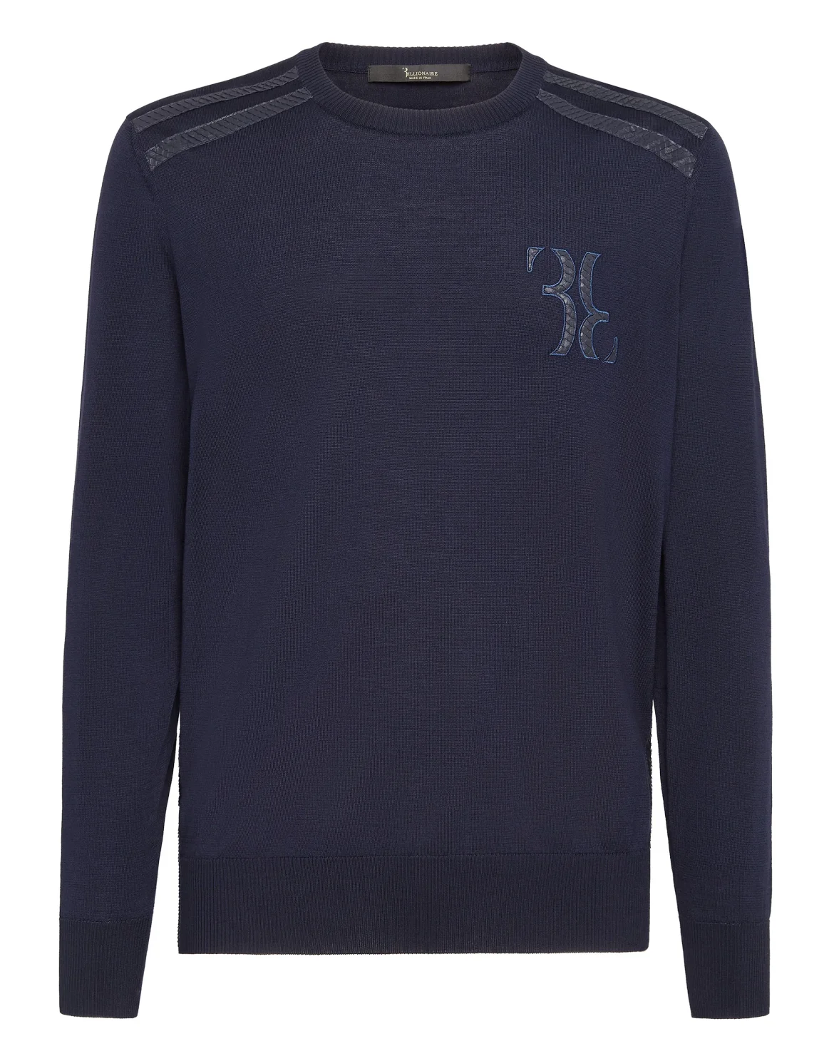 Pullover Round Neck LS Luxury, цвет: Синий