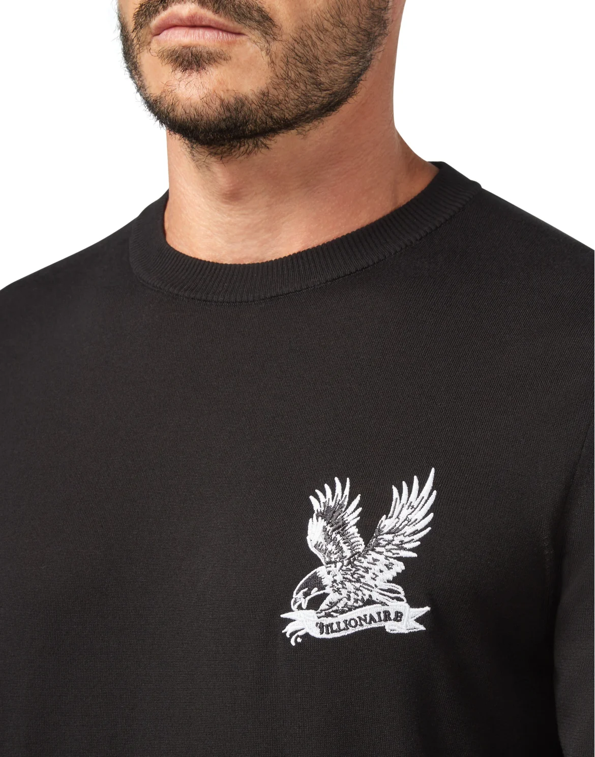 Pullover Round Neck LS Falcon, цвет: Черный