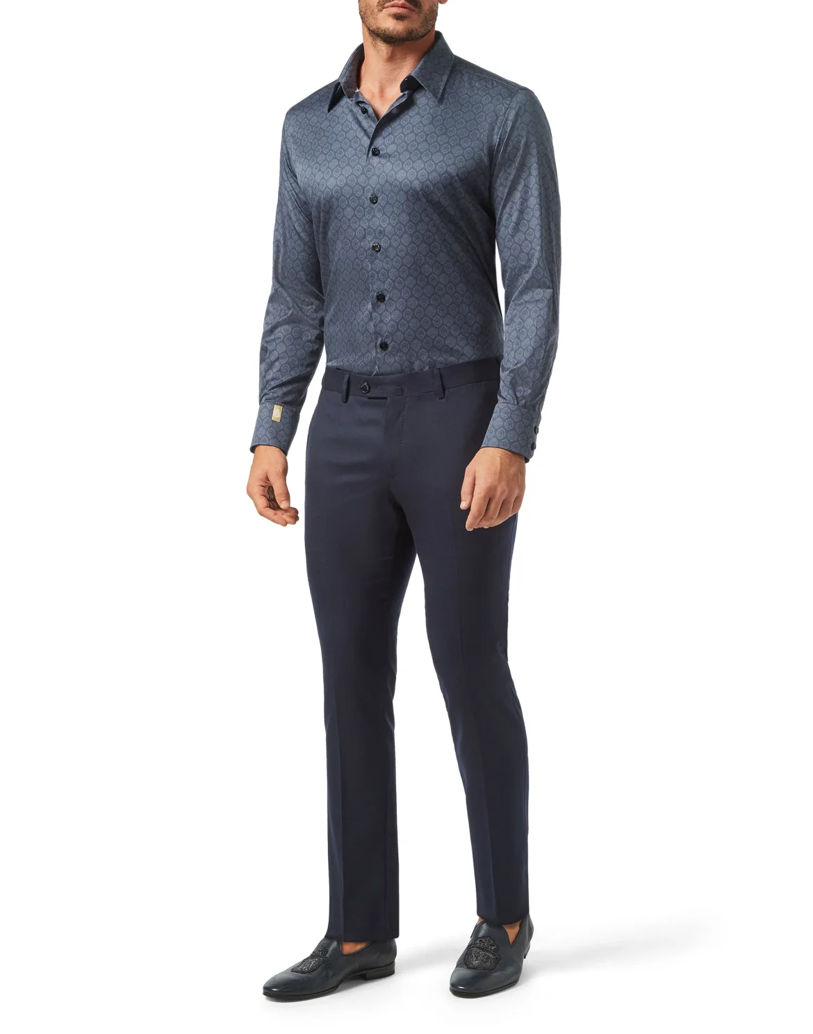 Shirt Silver Cut LS/Flavio Lion, цвет: Черный