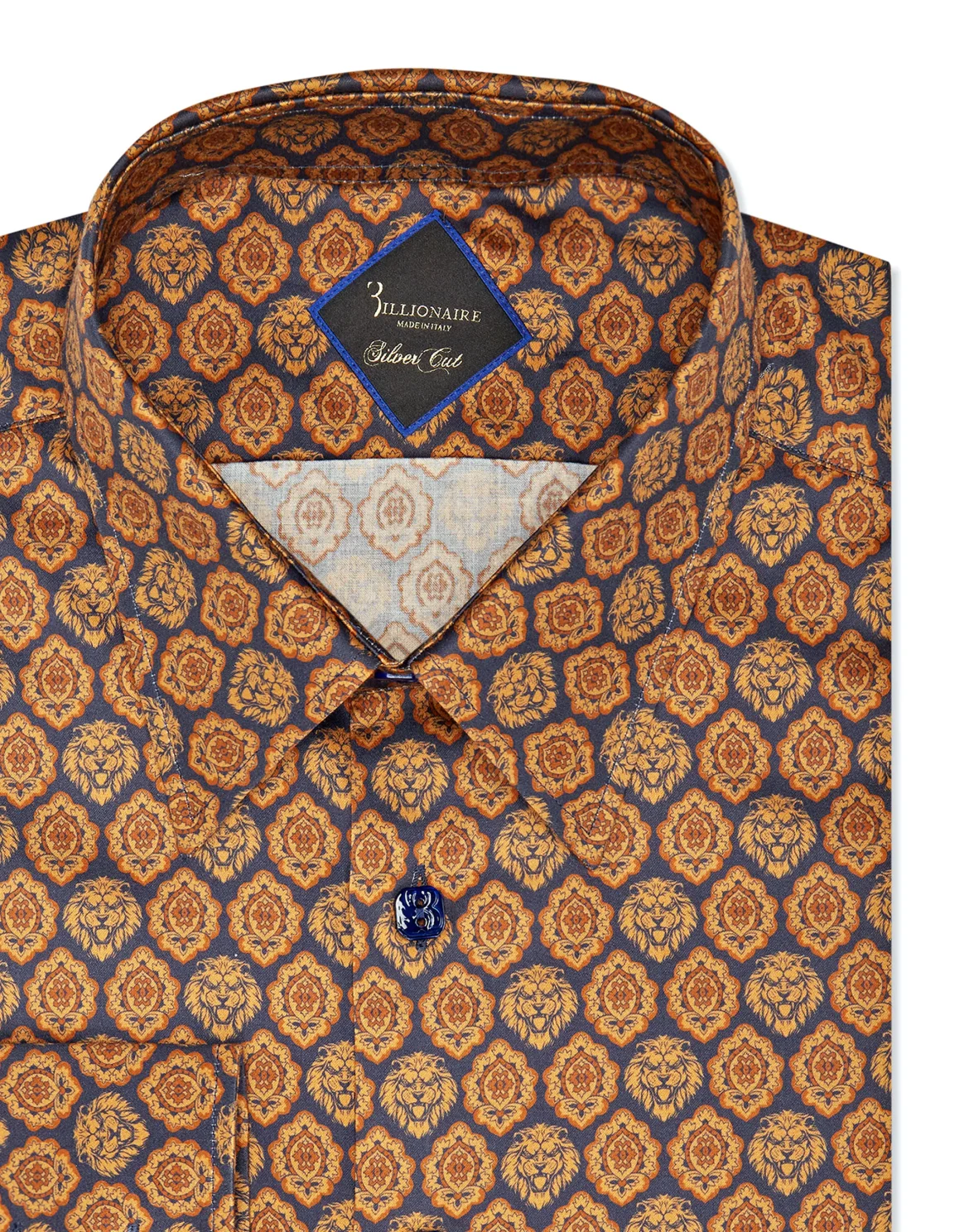 Shirt Silver Cut LS/Flavio Lion, цвет: Синий