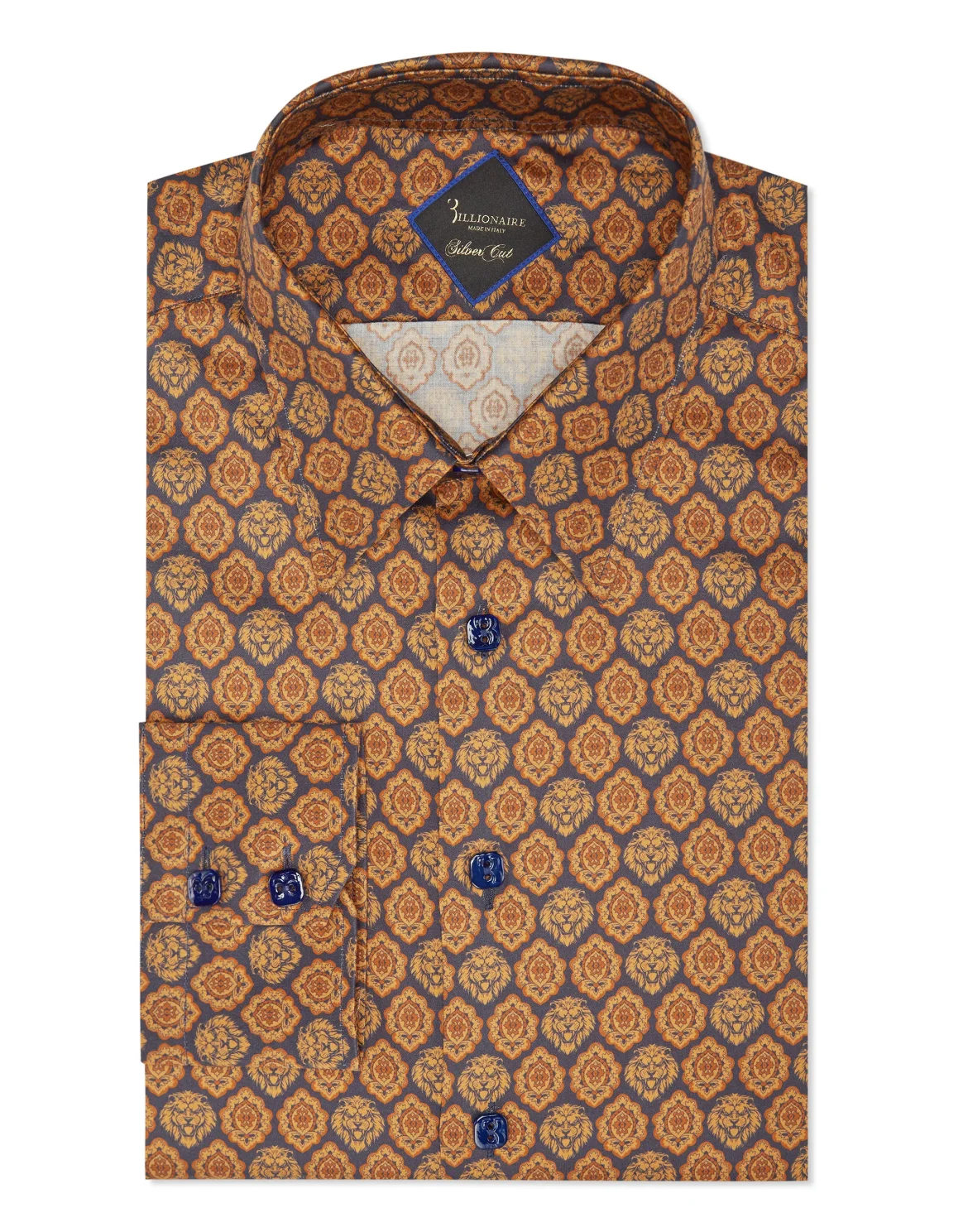 Shirt Silver Cut LS/Flavio Lion, цвет: Синий