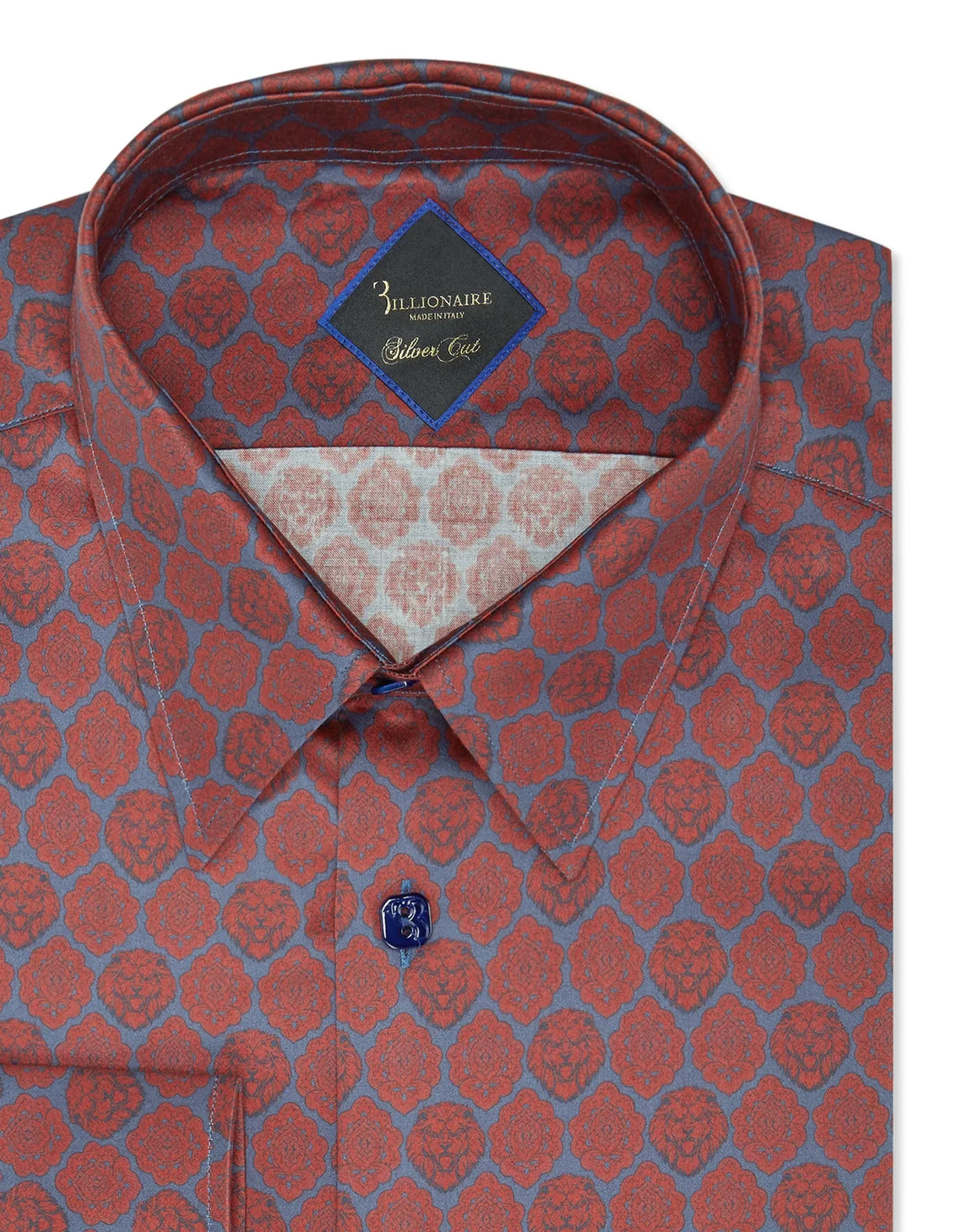 Shirt Silver Cut LS/Flavio Lion, цвет: Синий