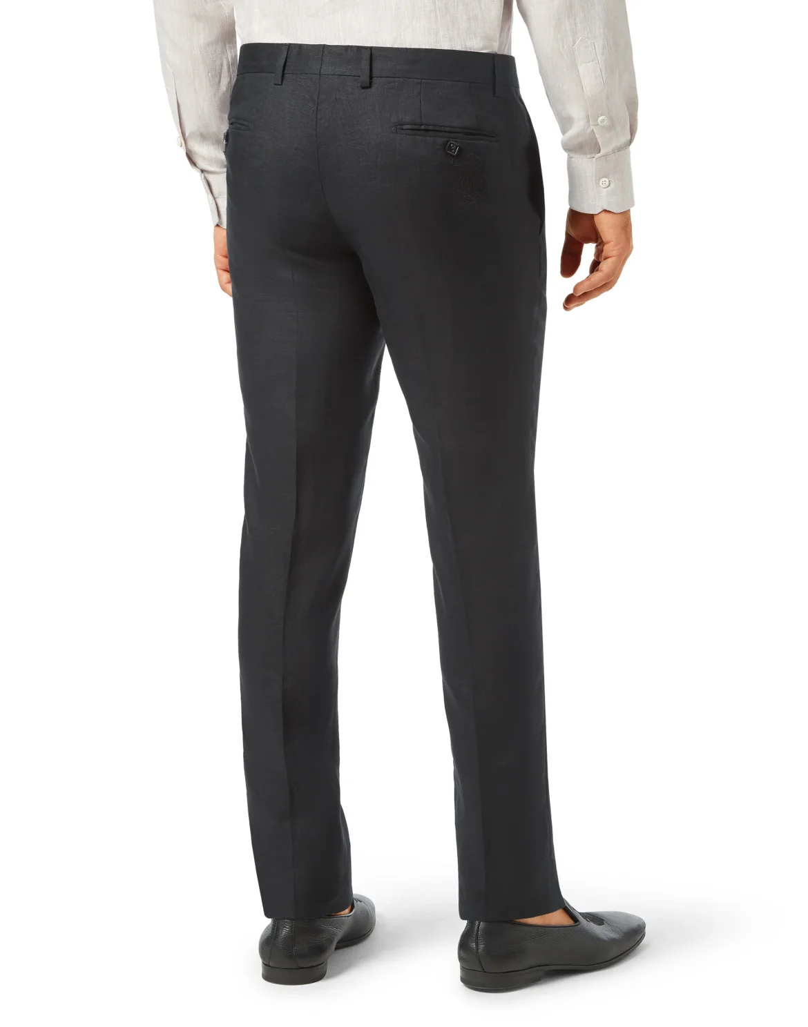 Trousers Tailored Fit Crest, цвет: Черный