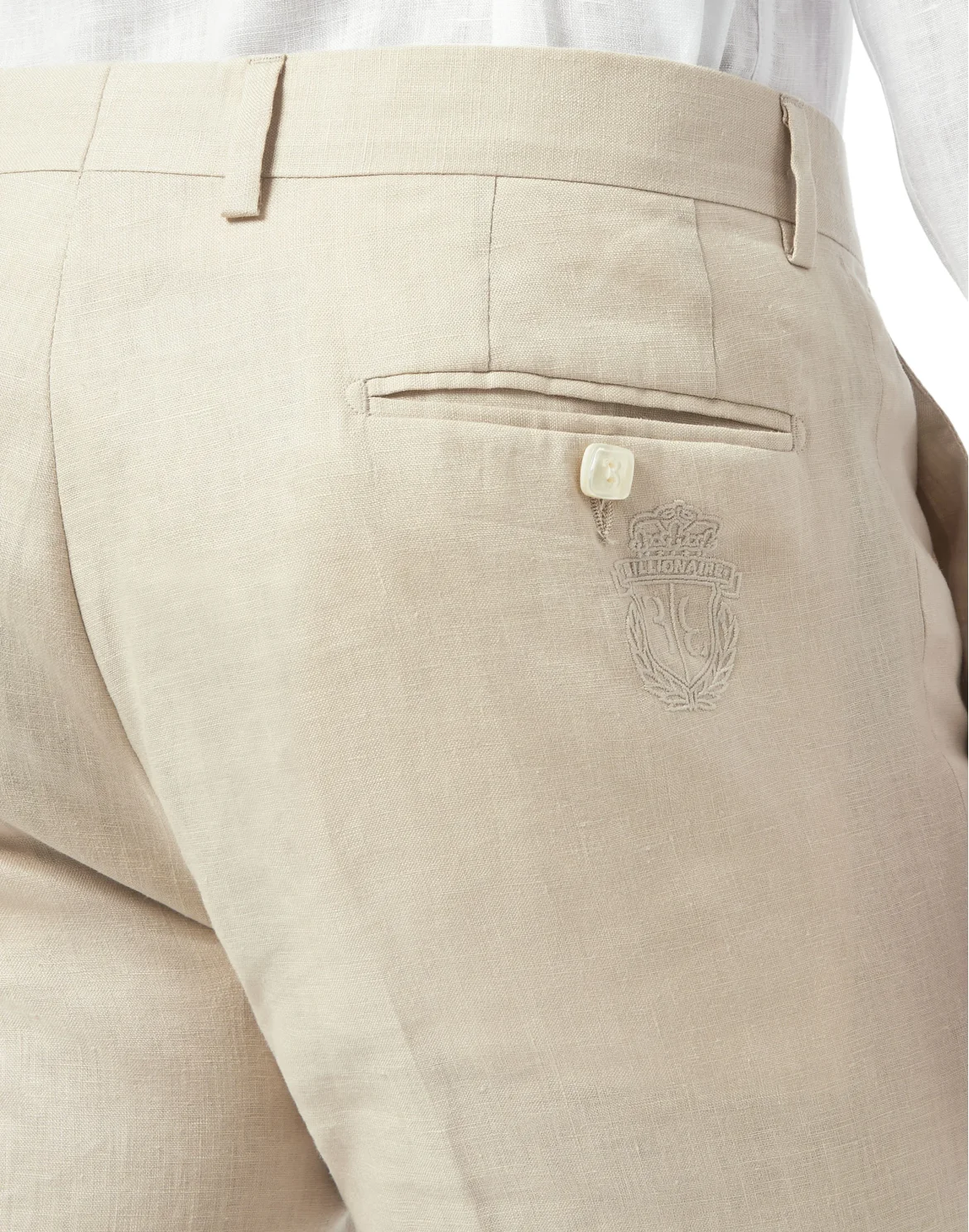 Trousers Tailored Fit Crest, цвет: Бежевый