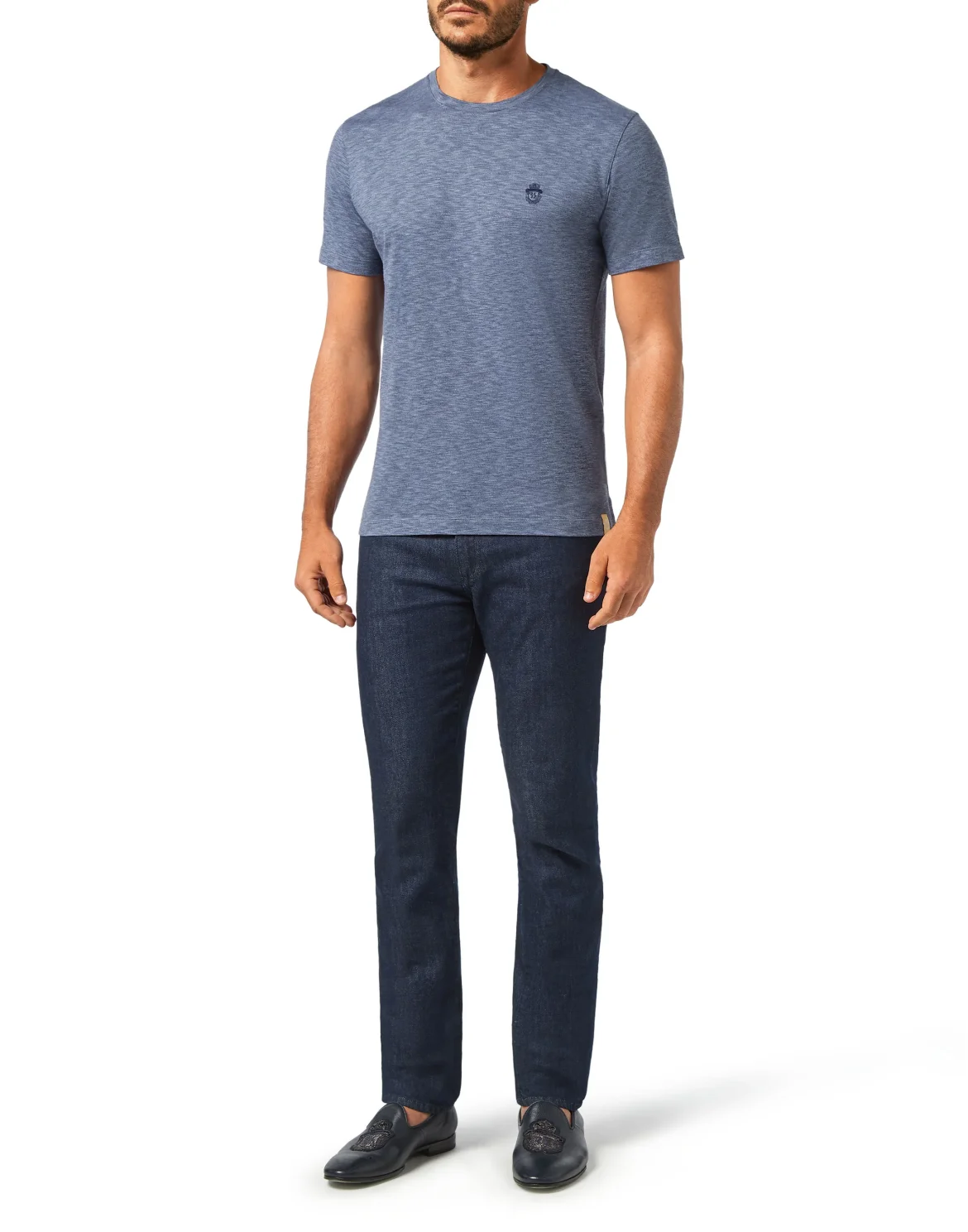 T-shirt Round Neck SS Crest, цвет: Синий