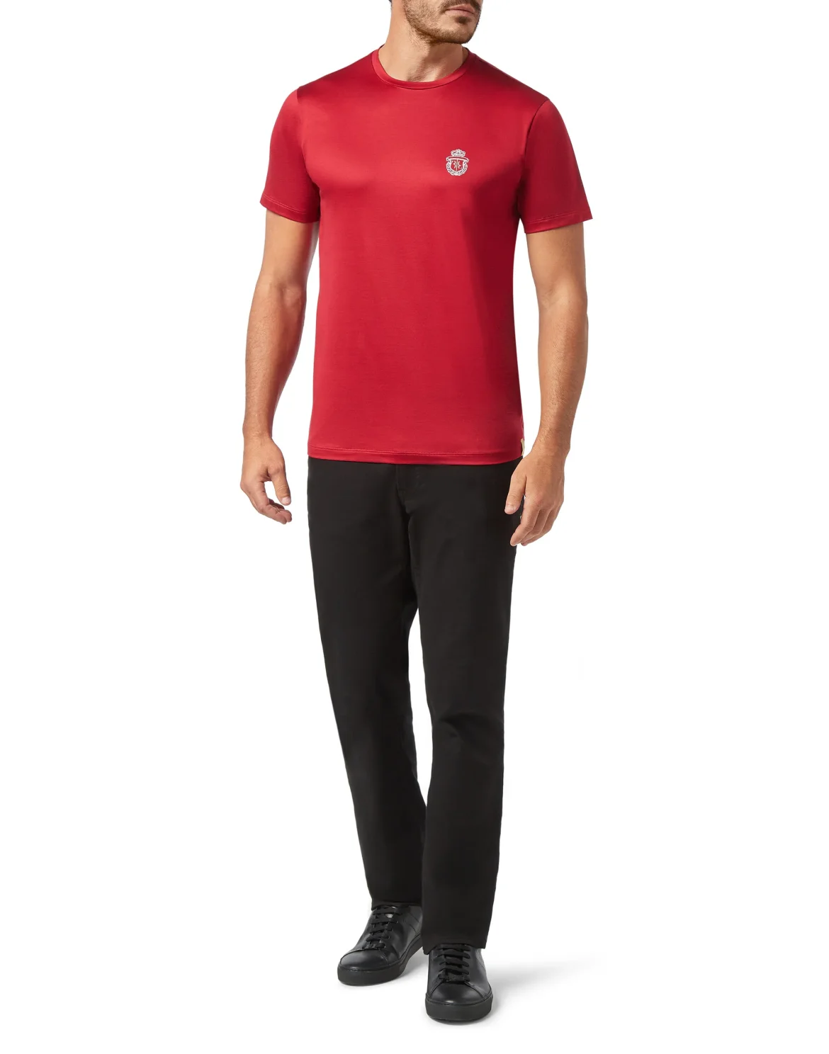 T-shirt Round Neck SS Crest, цвет: Красный