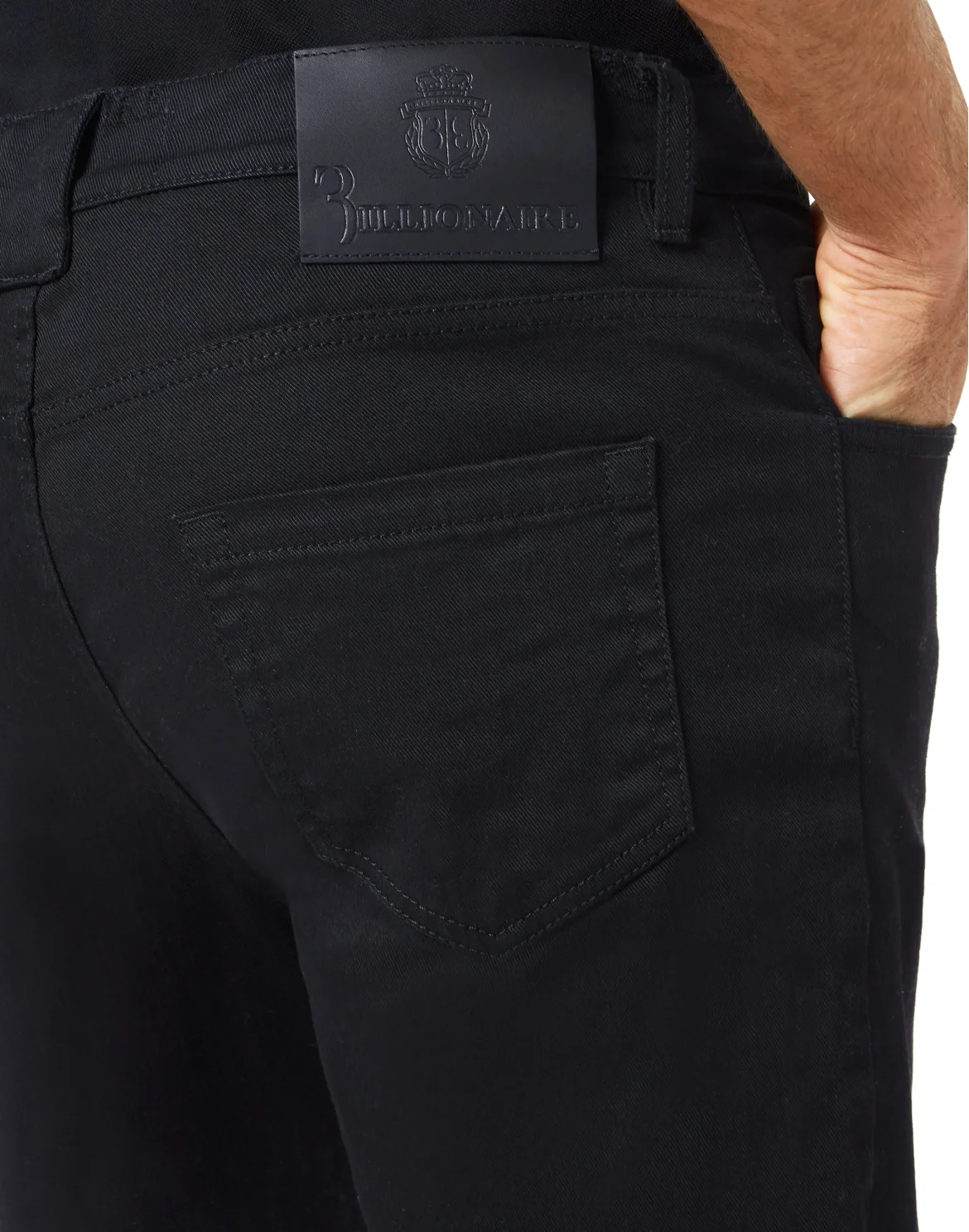 Denim Trousers Super Straight Cut Istitutional, цвет: Черный