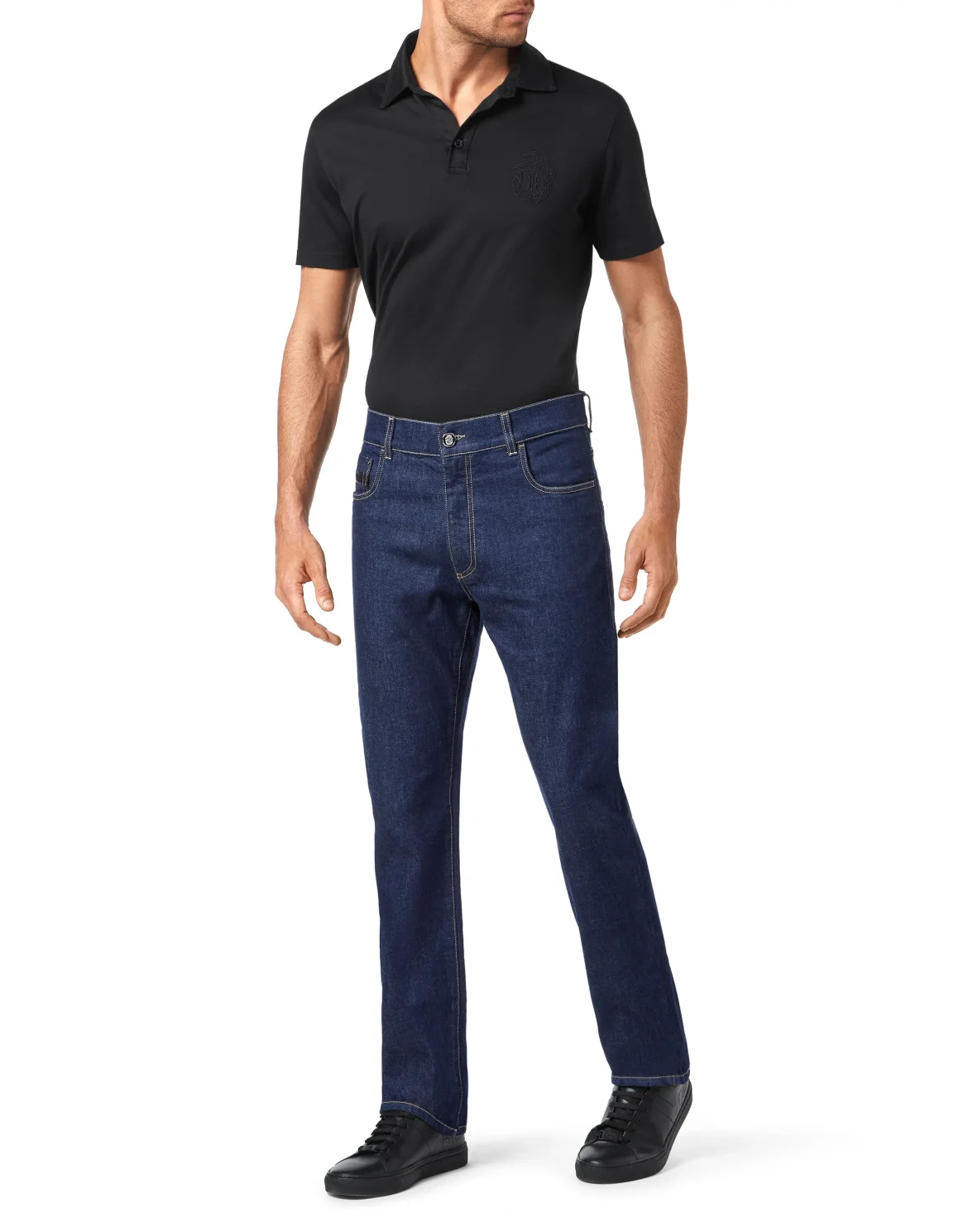 Denim Trousers Regular fit Istitutional, цвет: Синий