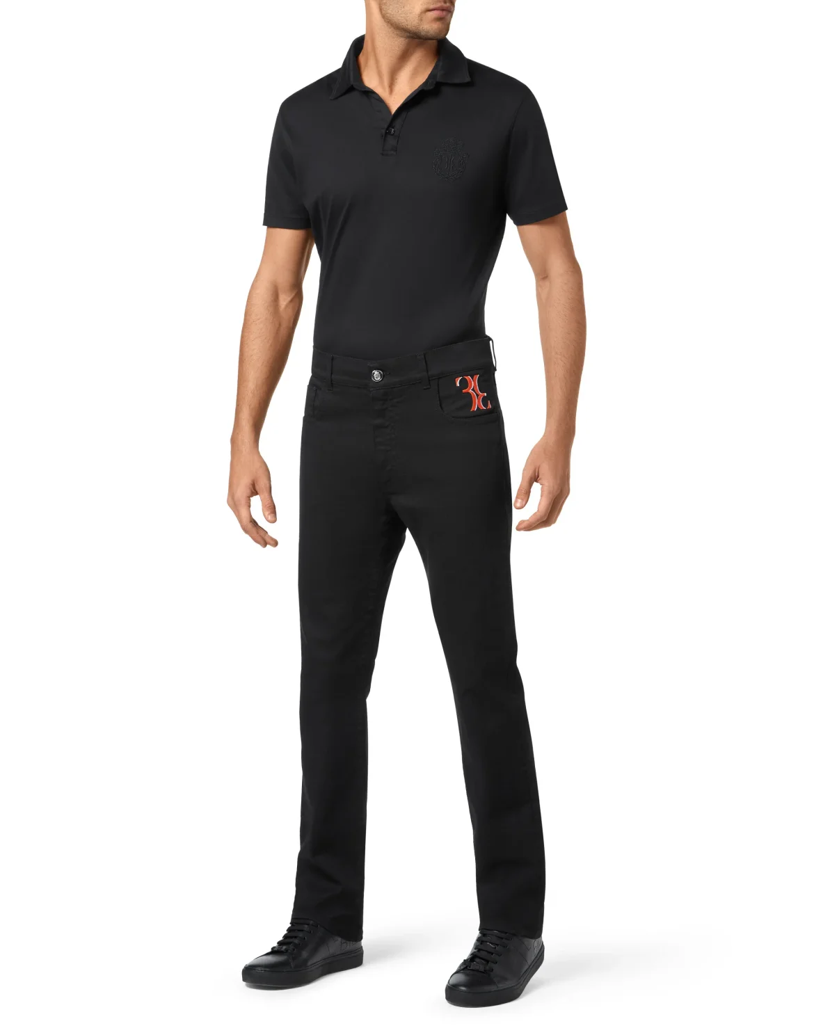 Denim Trousers Regular fit Lion, цвет: Черный
