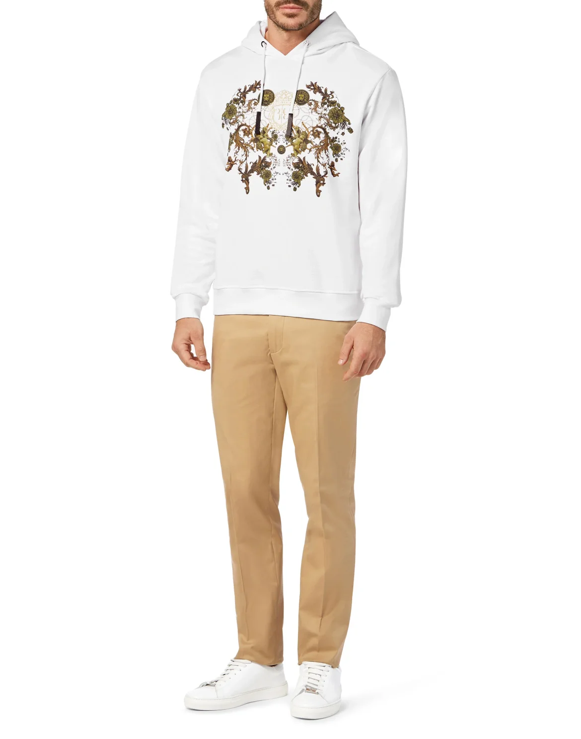 Hoodie Sweatshirt Crest, цвет: Белый
