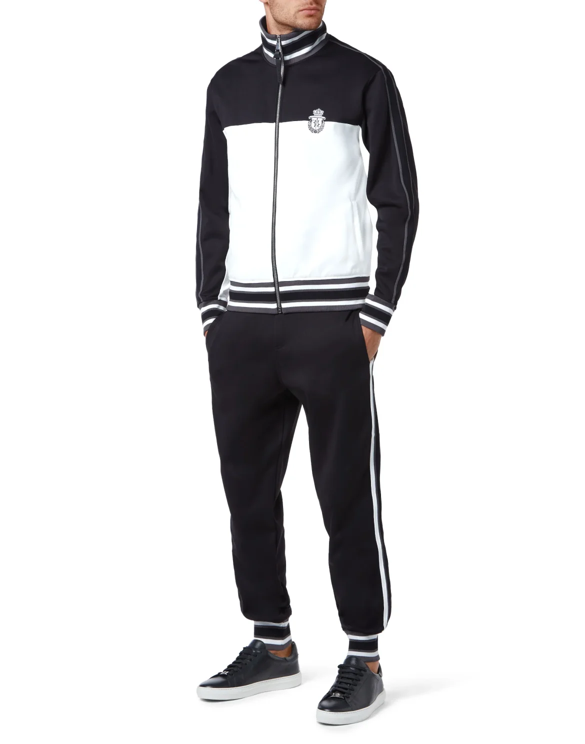 Tracksuit Top/Trousers Crest, цвет: Черный