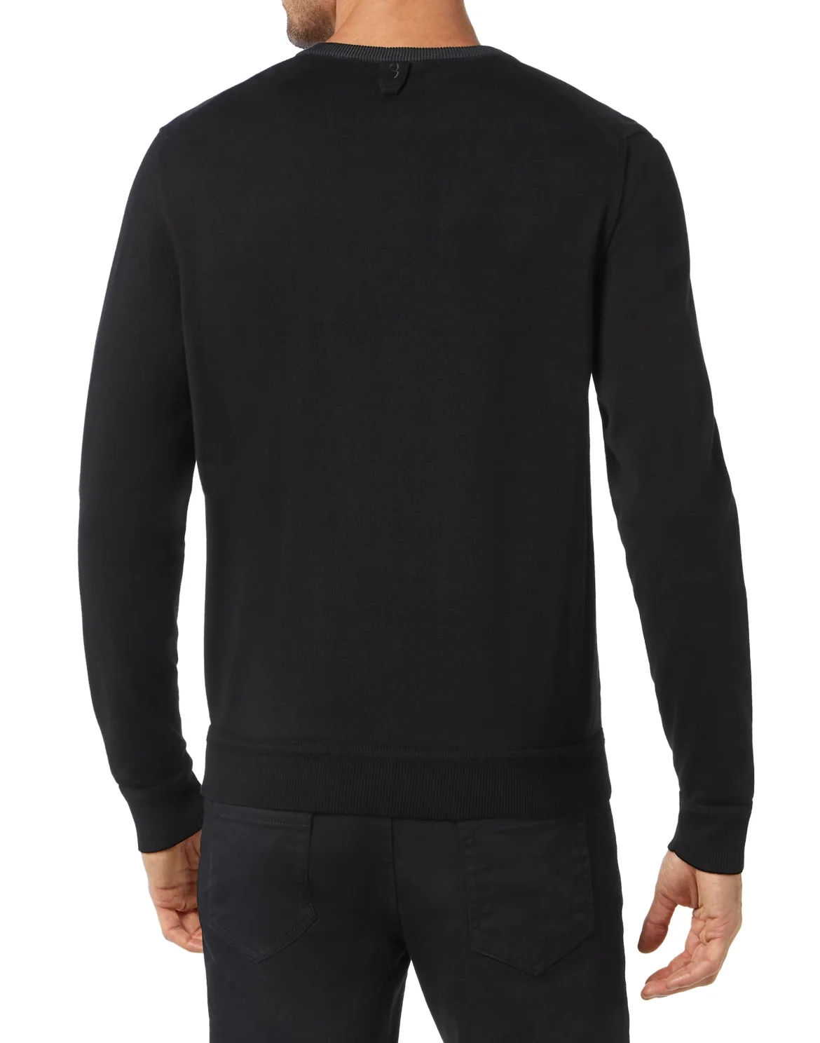 Pullover Round Neck LS Lion, цвет: Черный