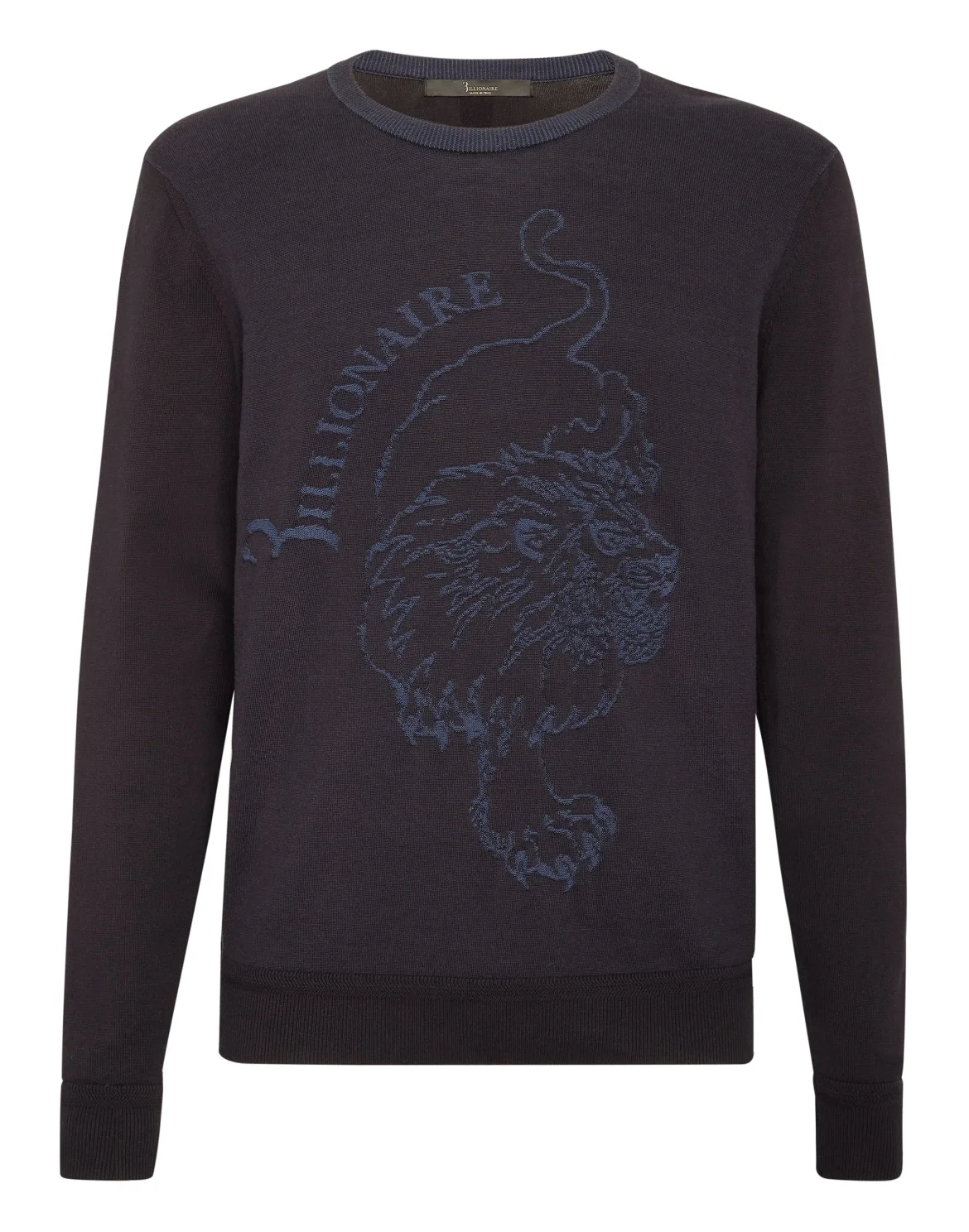 Pullover Round Neck LS Lion, цвет: Синий