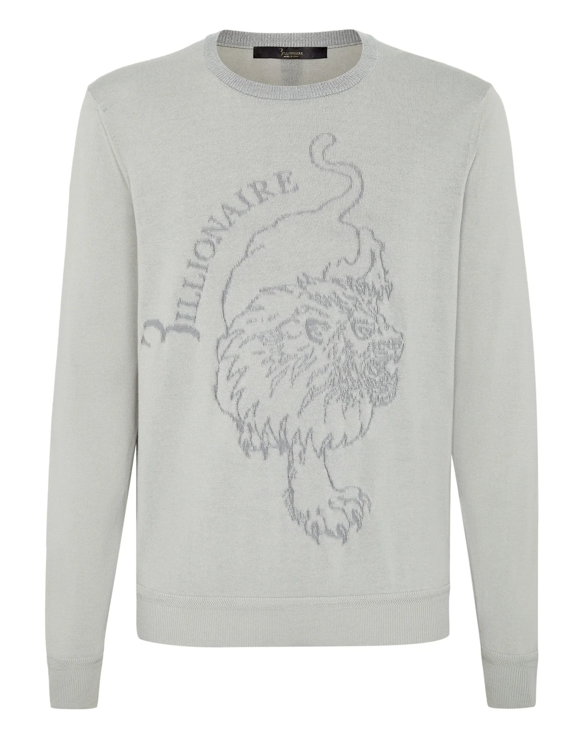 Pullover Round Neck LS Lion, цвет: Серый
