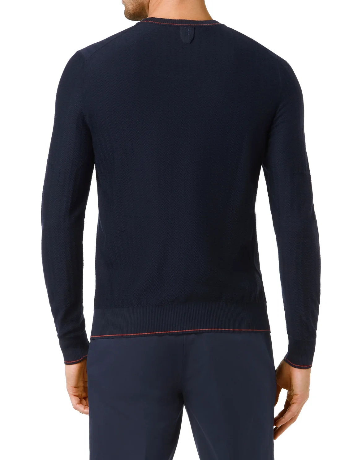 Pullover Round Neck LS Lion, цвет: Синий