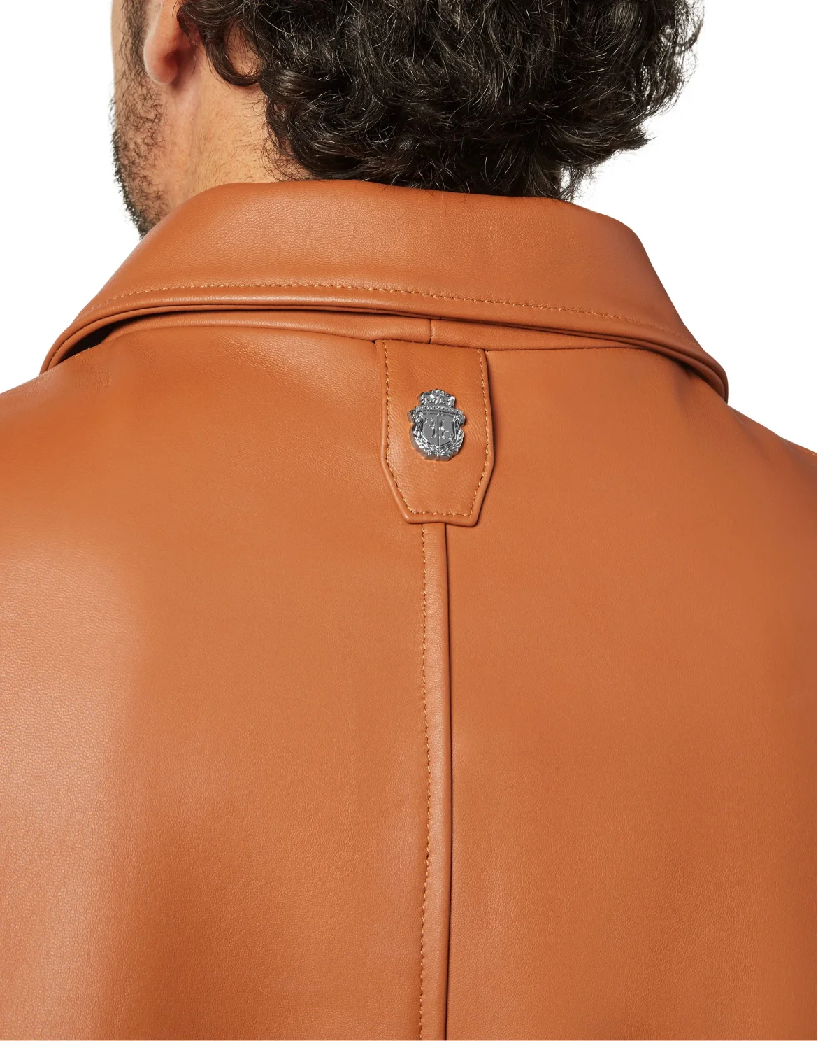 Leather Bomber Crest, цвет: Коричневый
