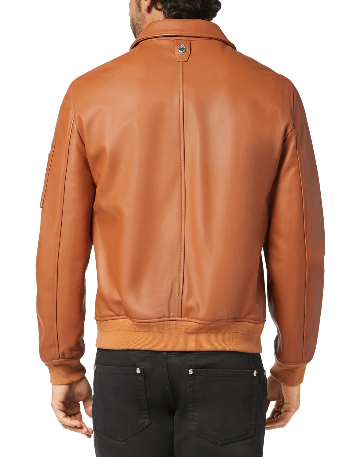 Leather Bomber Crest, цвет: Коричневый