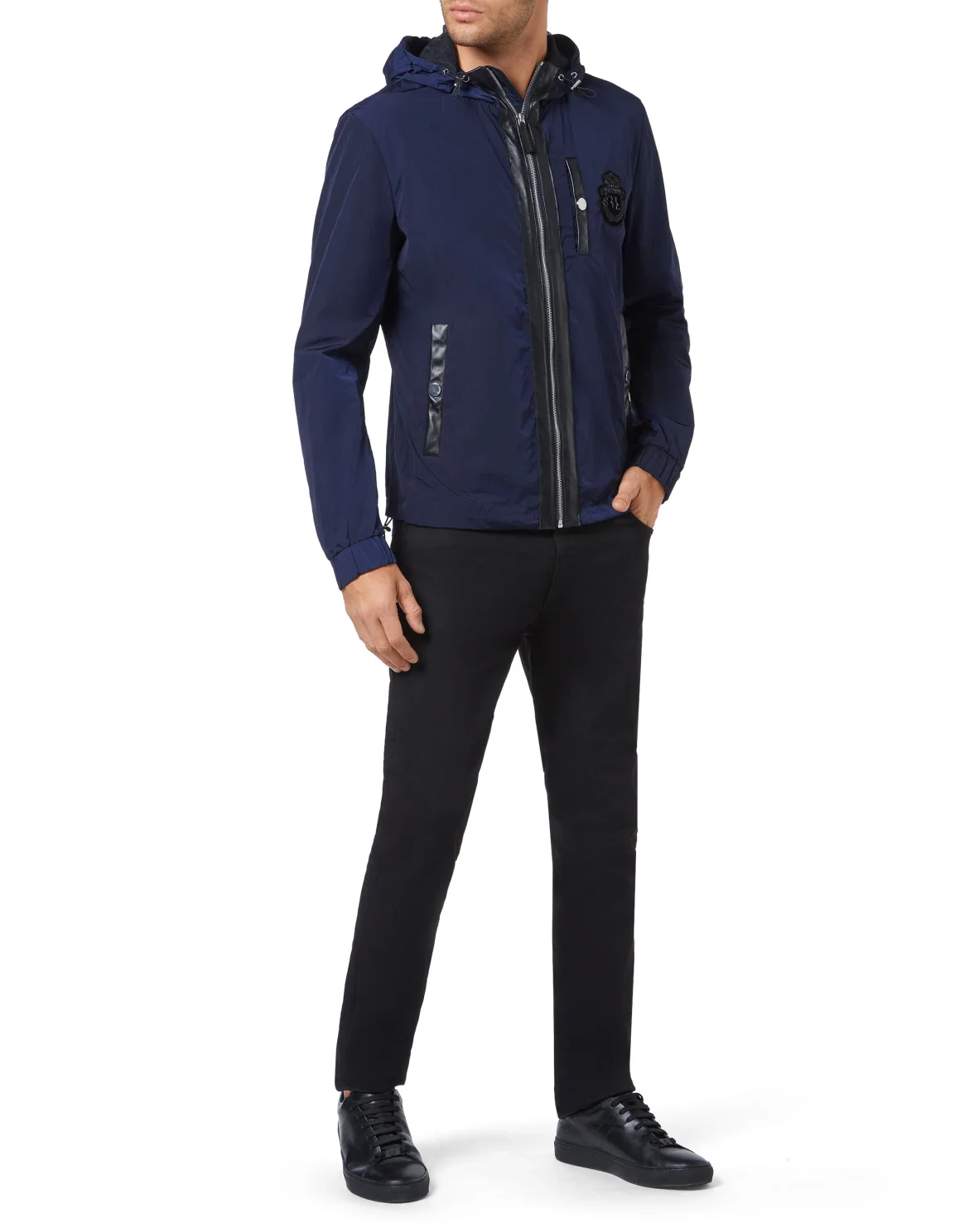 Nylon Windbreaker, цвет: Синий