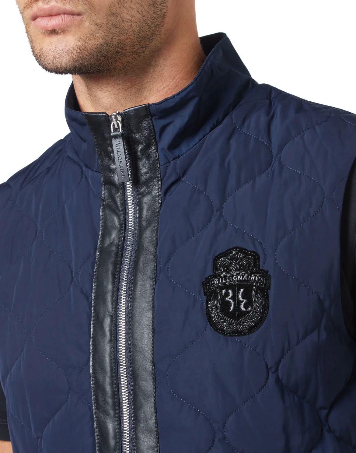 Down Jacket Vest, цвет: Синий