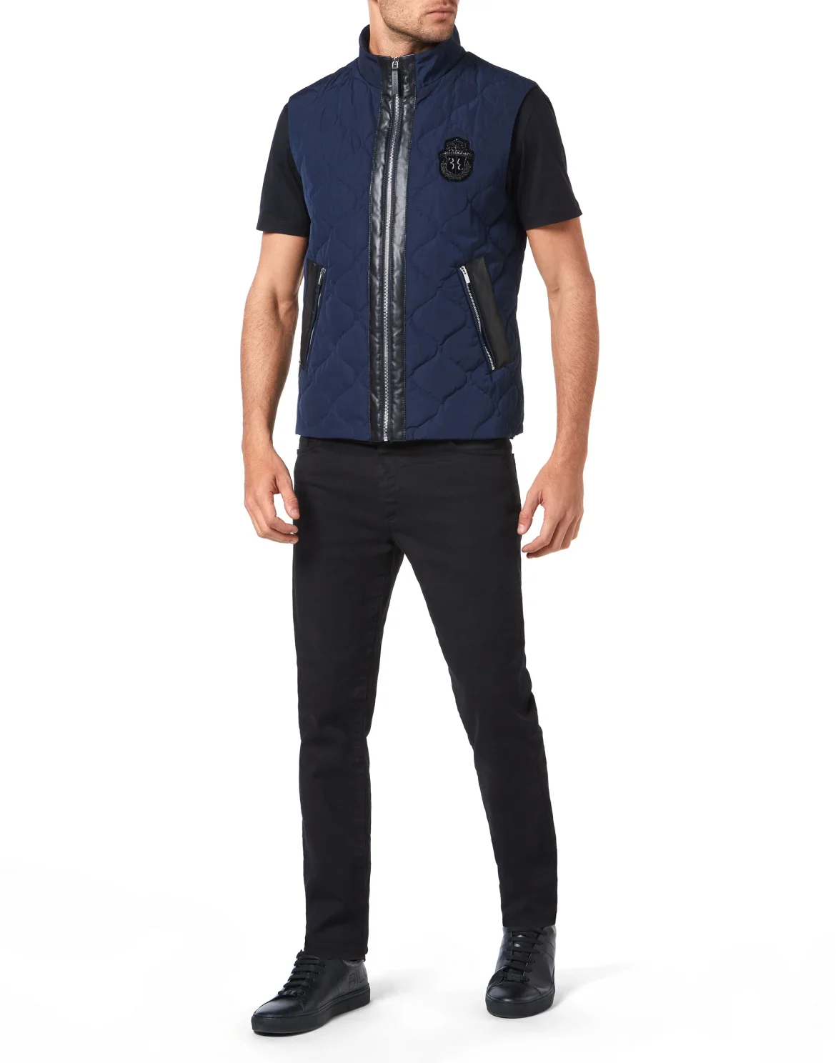 Down Jacket Vest, цвет: Синий