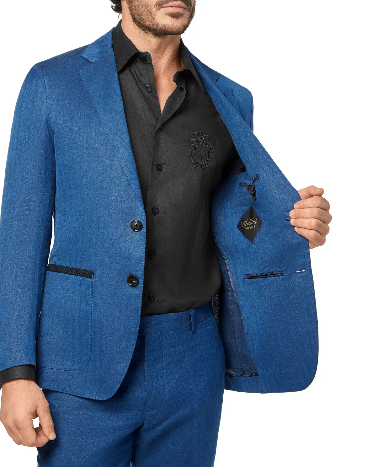Blazer Tailored Fit, цвет: Синий