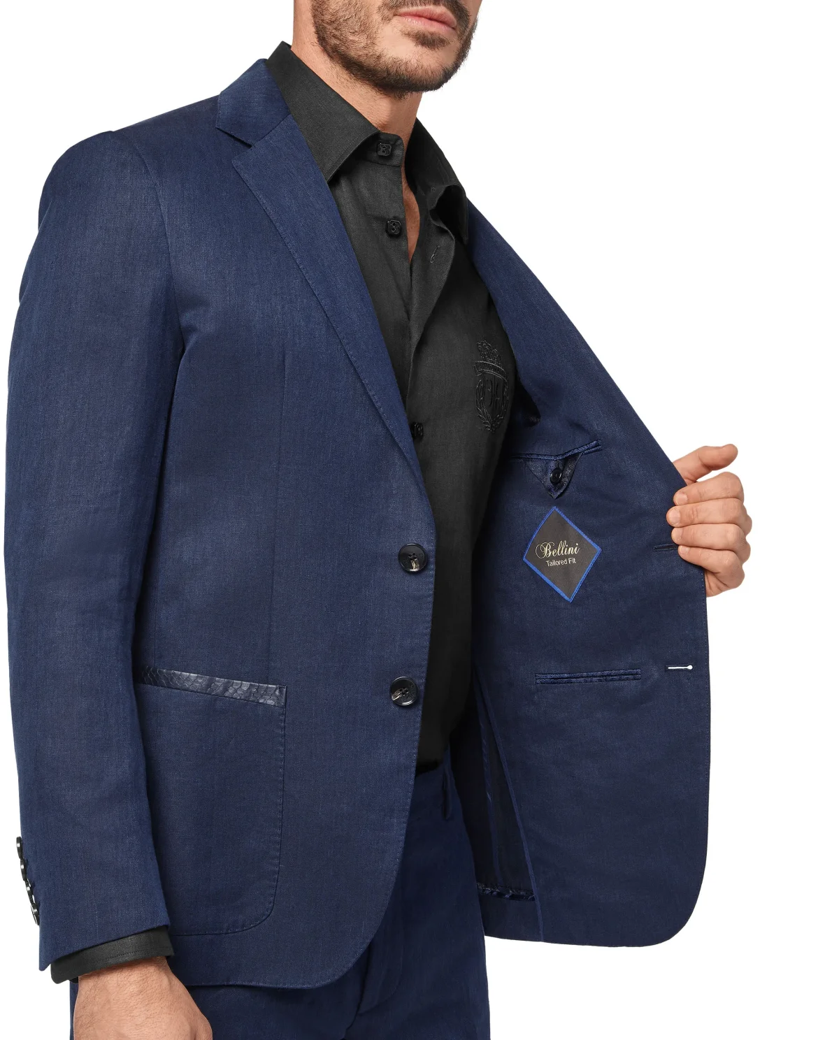 Blazer Tailored Fit, цвет: Синий