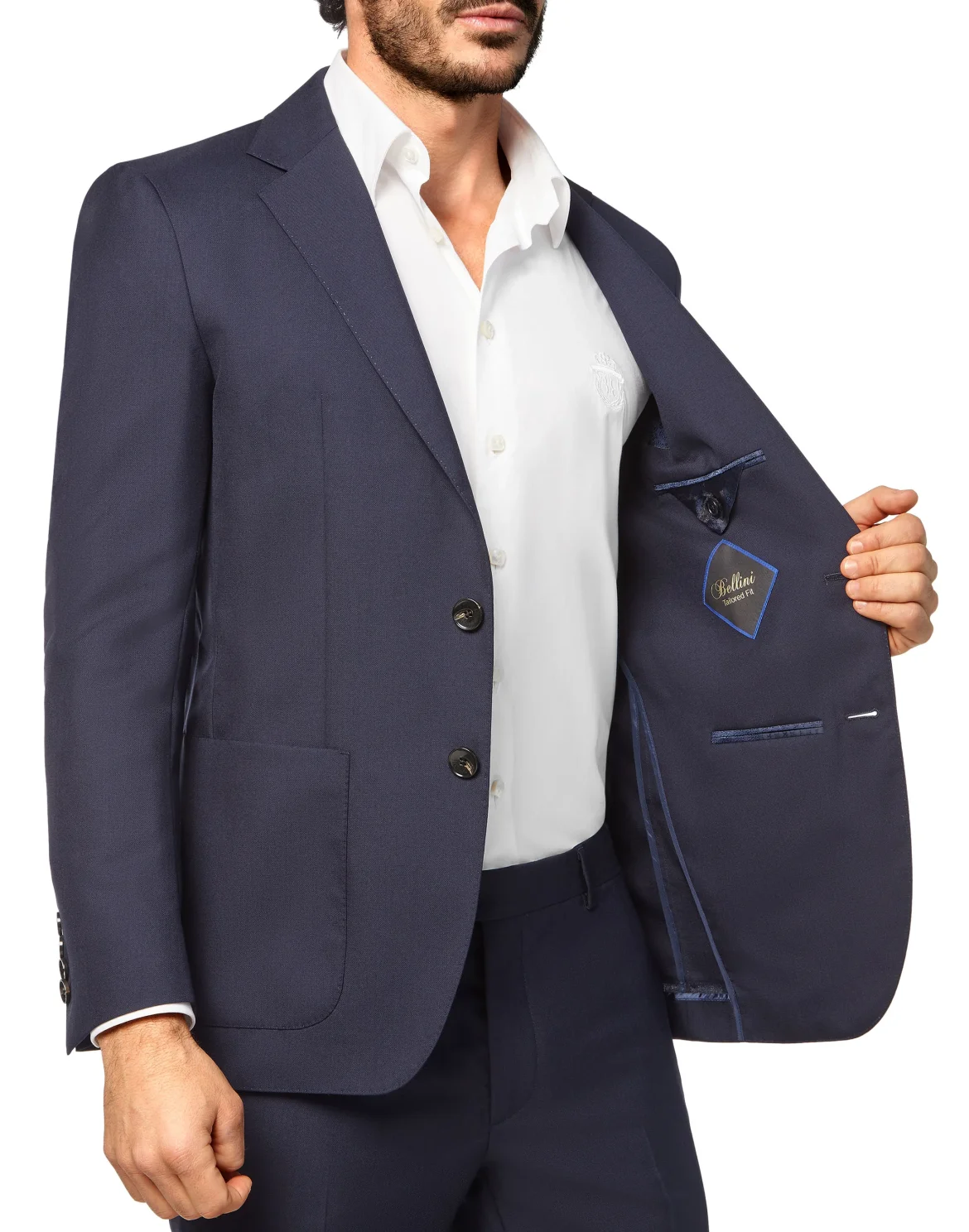 Blazer Tailored Fit, цвет: Синий