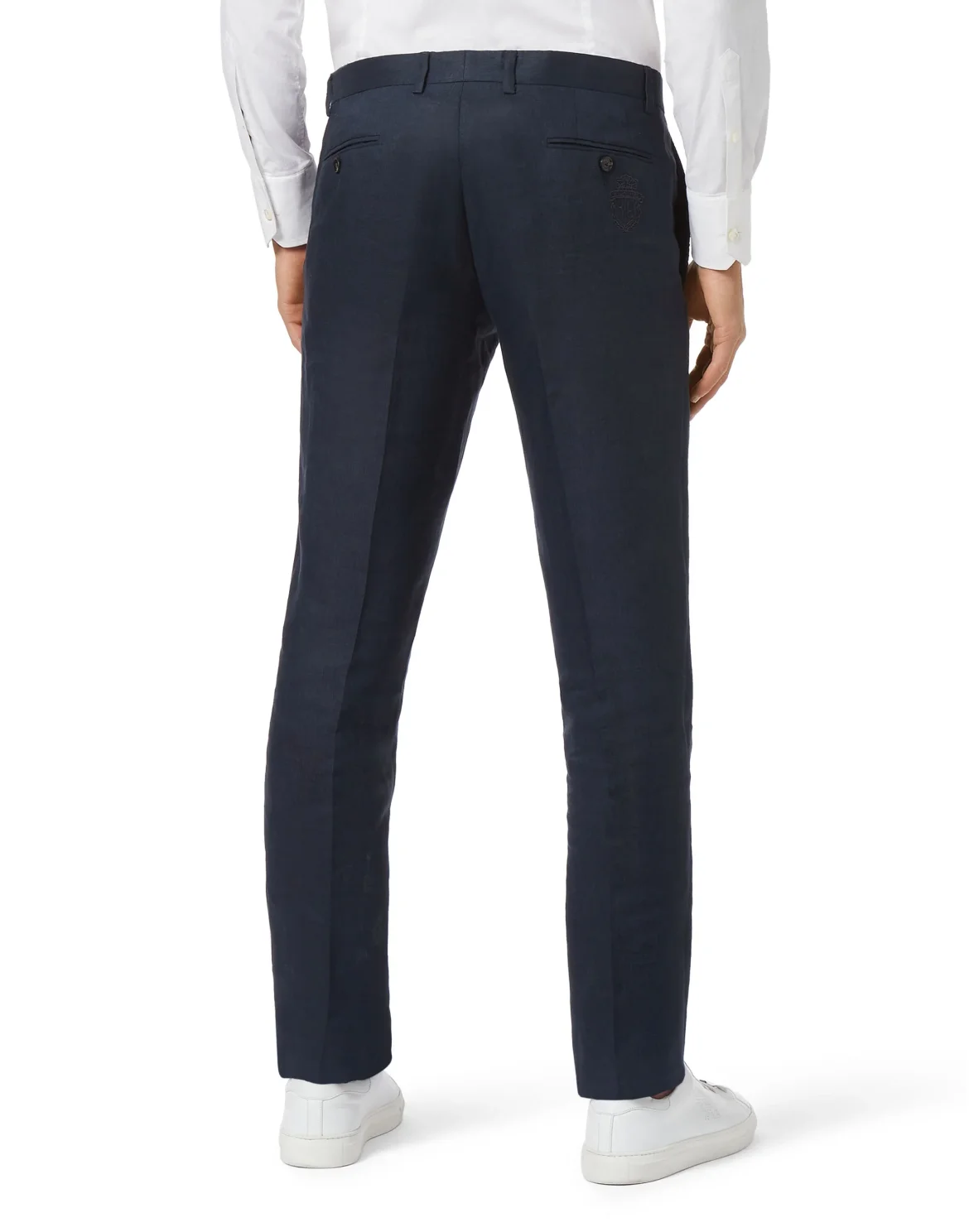 Linen Trousers Tailored Fit, цвет: Синий