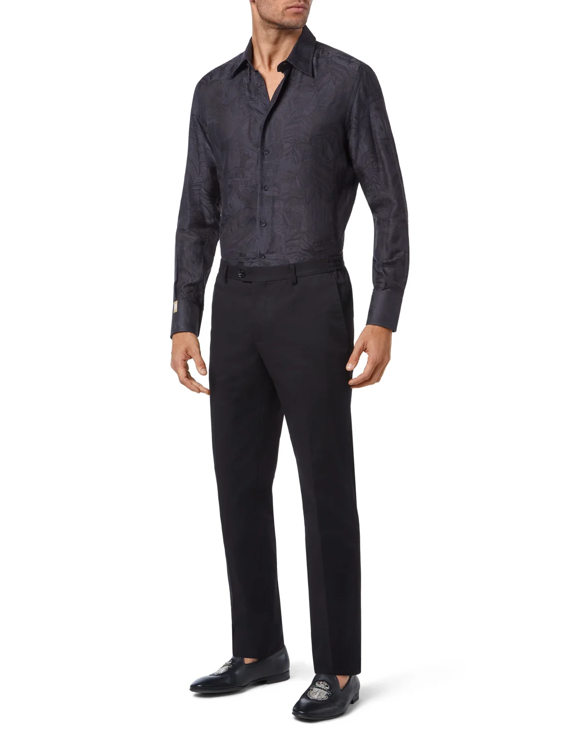 Shirt Silver Cut LS, цвет: Черный