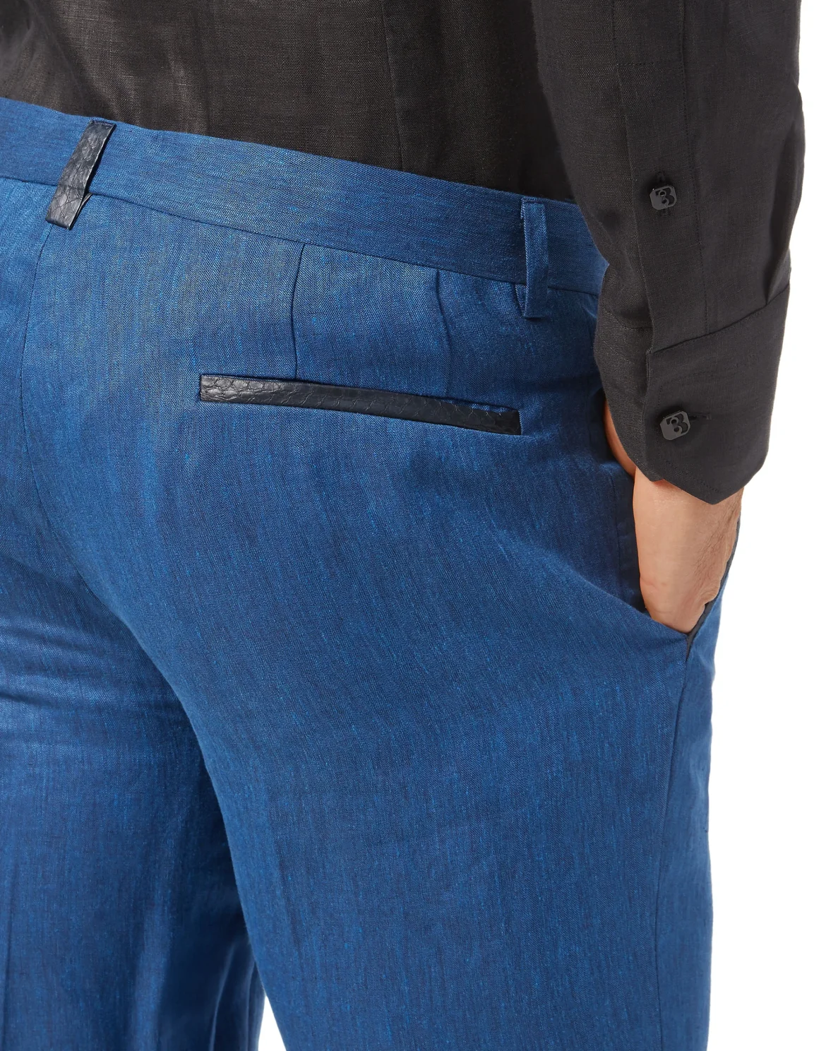Trousers Tailored Fit, цвет: Синий