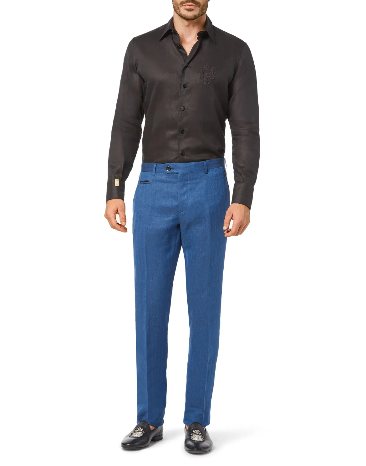 Trousers Tailored Fit, цвет: Синий