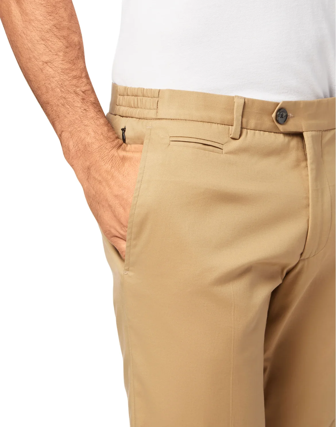 Trousers Tailored Fit, цвет: Бежевый