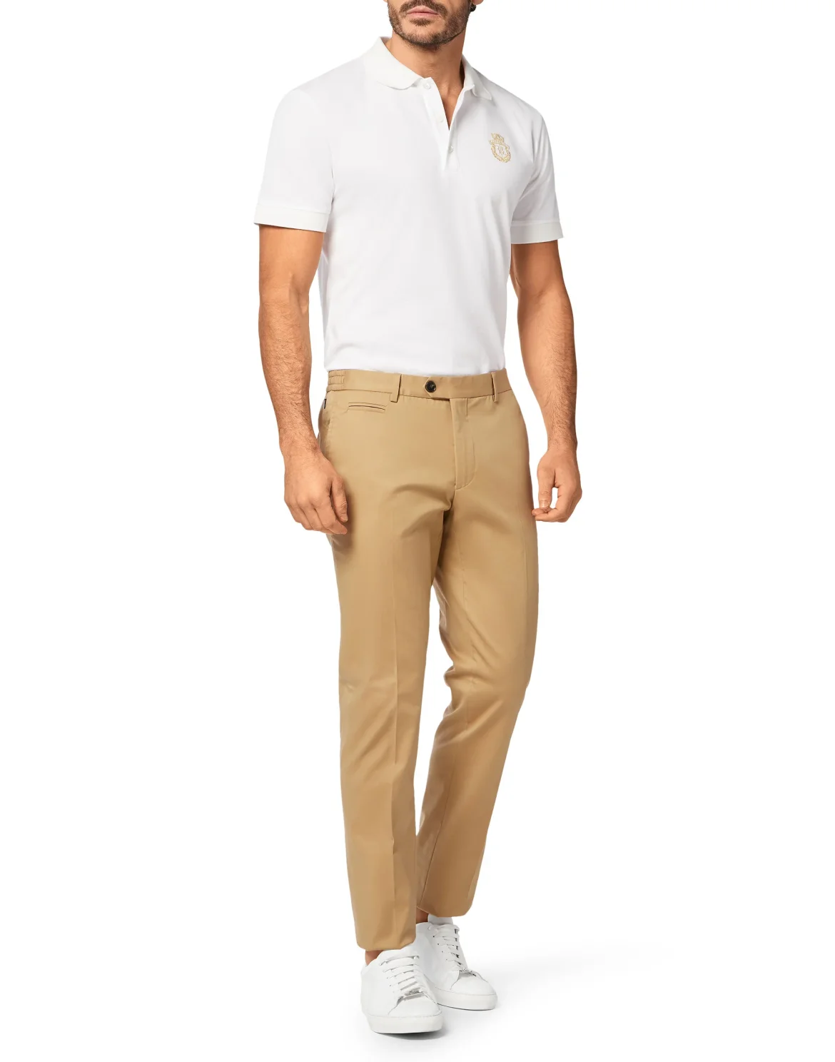 Trousers Tailored Fit, цвет: Бежевый