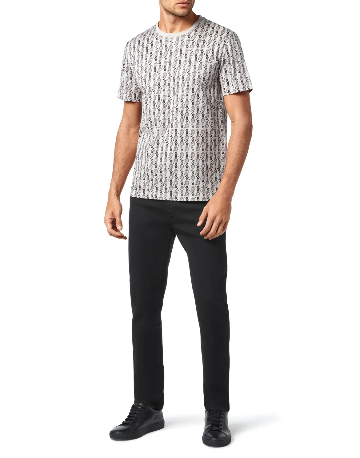 T-shirt Round Neck SS Crest, цвет: Черный
