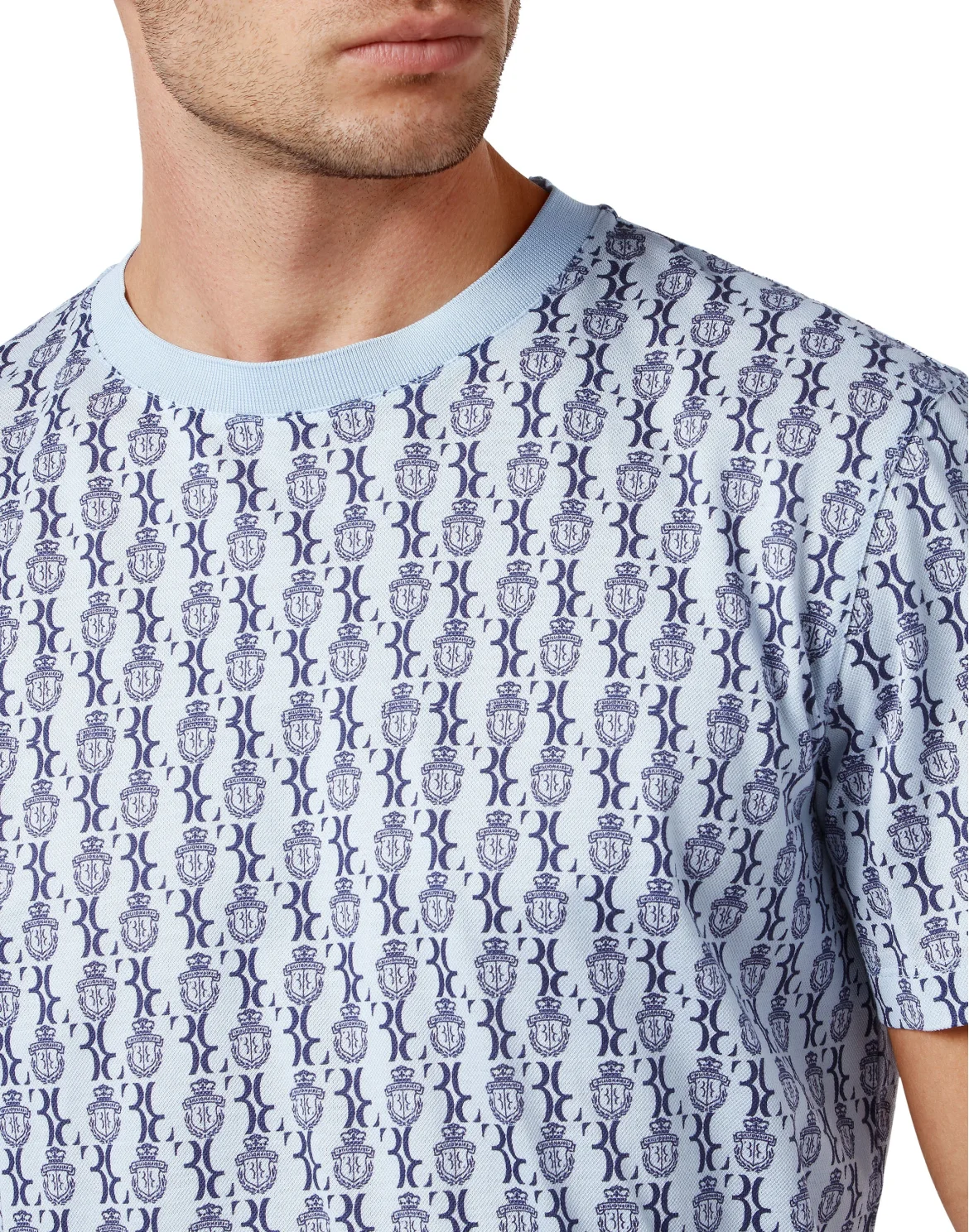 T-shirt Round Neck SS Crest, цвет: Серый