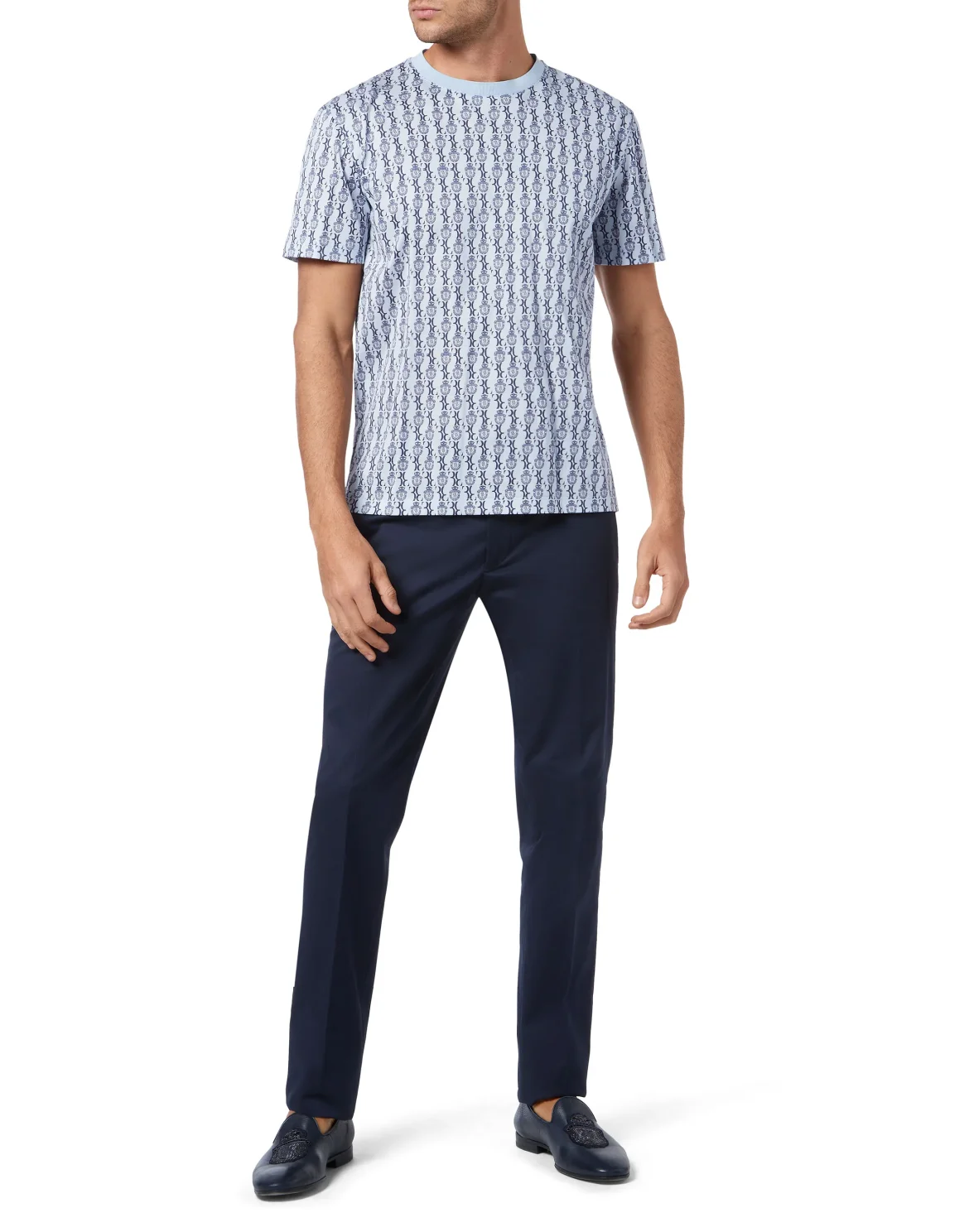 T-shirt Round Neck SS Crest, цвет: Серый