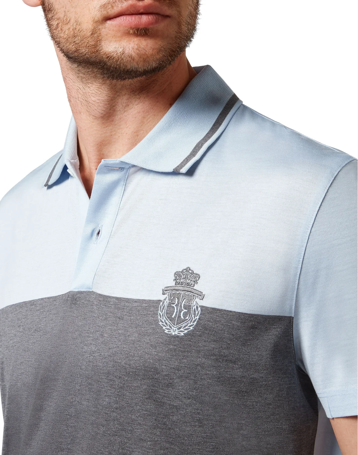 Polo Shirt SS Crest, цвет: Синий