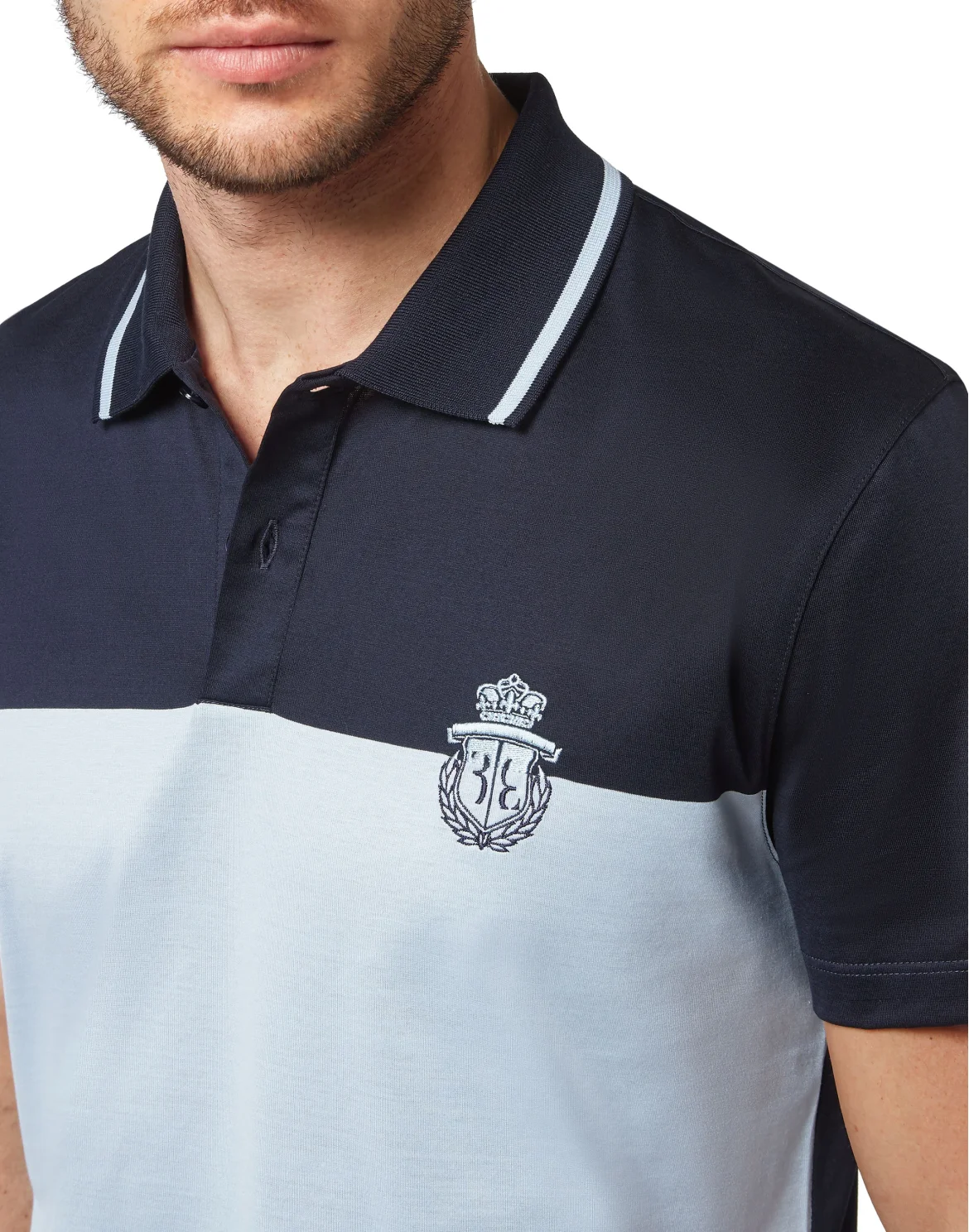 Polo Shirt SS Crest, цвет: Синий