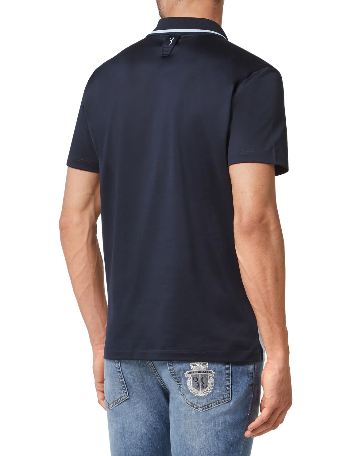 Polo Shirt SS Crest, цвет: Синий