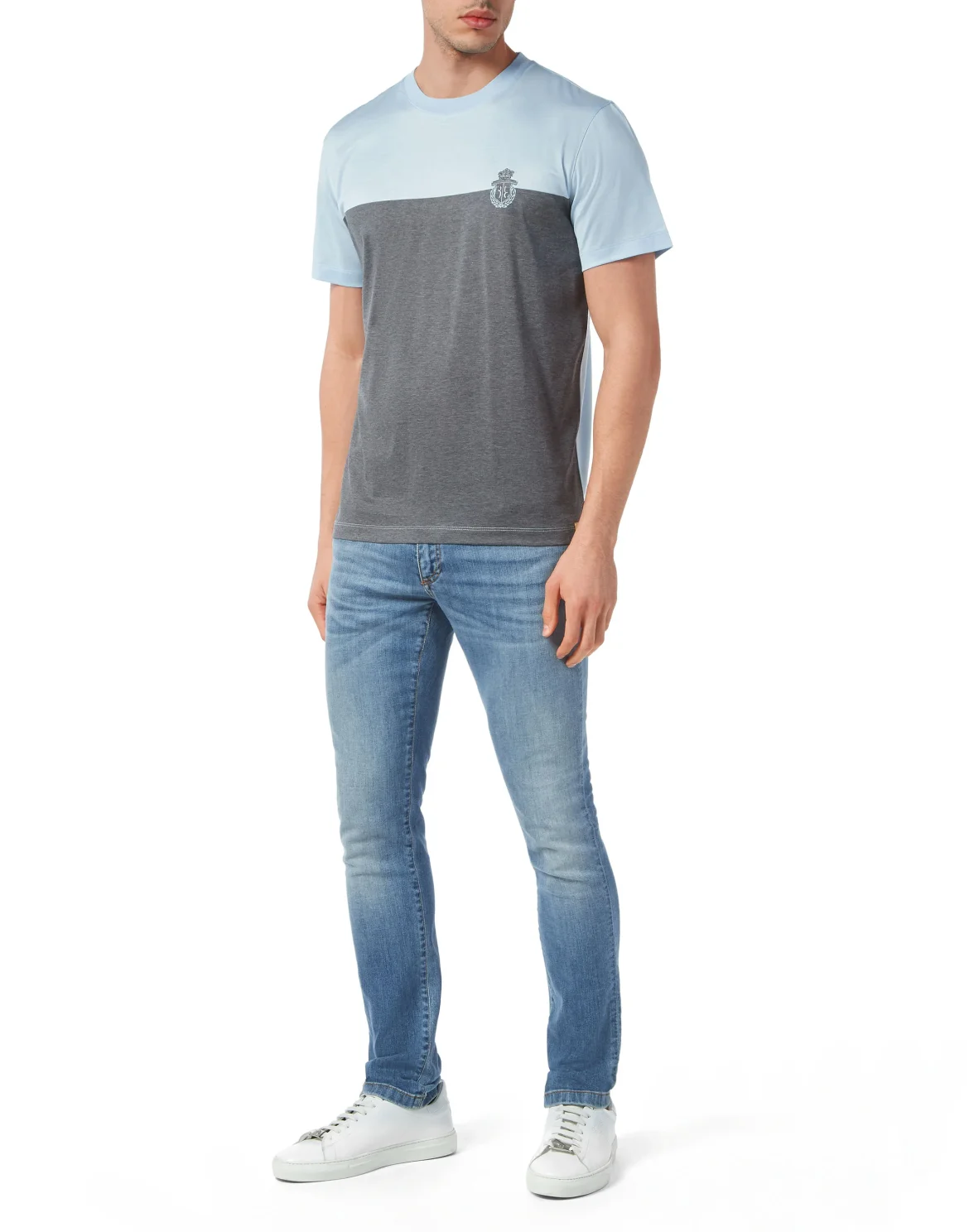 T-shirt Round Neck SS Crest, цвет: Синий