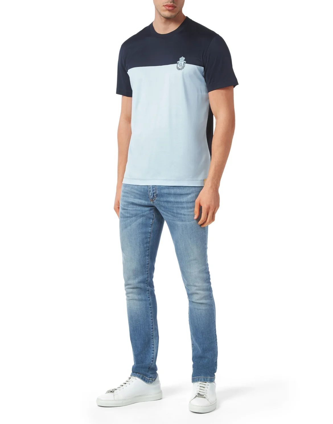 T-shirt Round Neck SS Crest, цвет: Синий